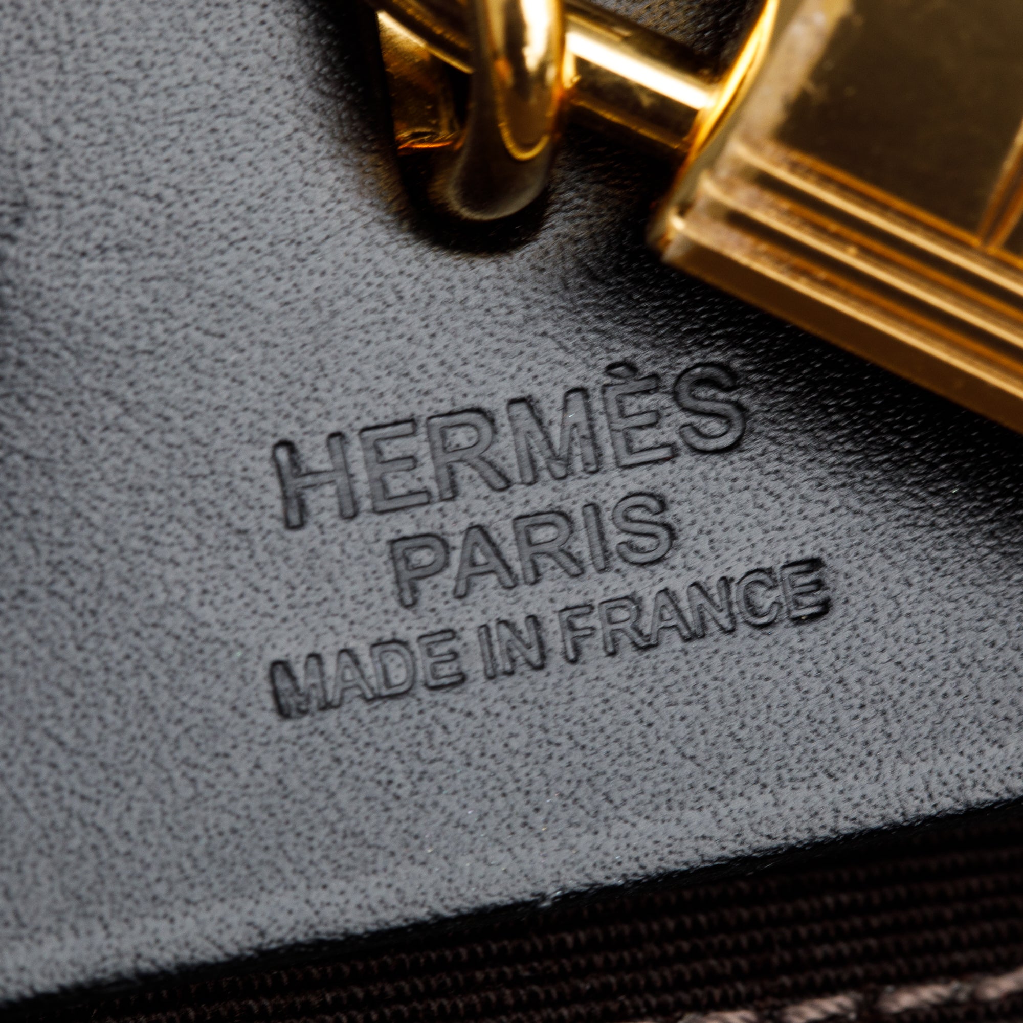 Hermes 2020 Ebene/Noir Toile Officier Vache Hunter Herbag Zip 31 w/ Box