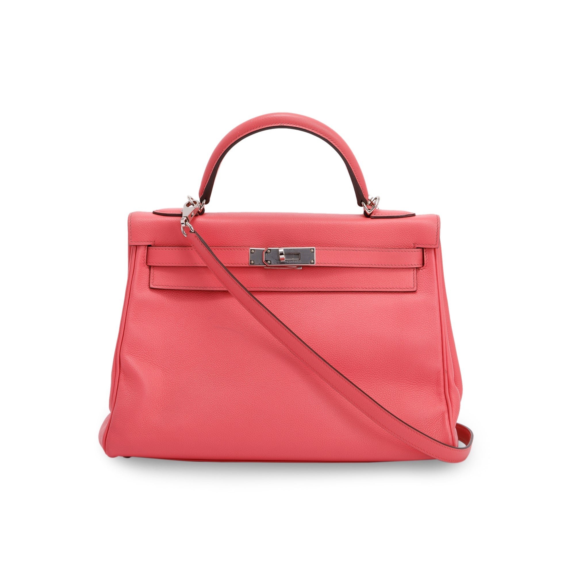 Hermes 2020 Evercolor Kelly Retourne 32 w/ Strap