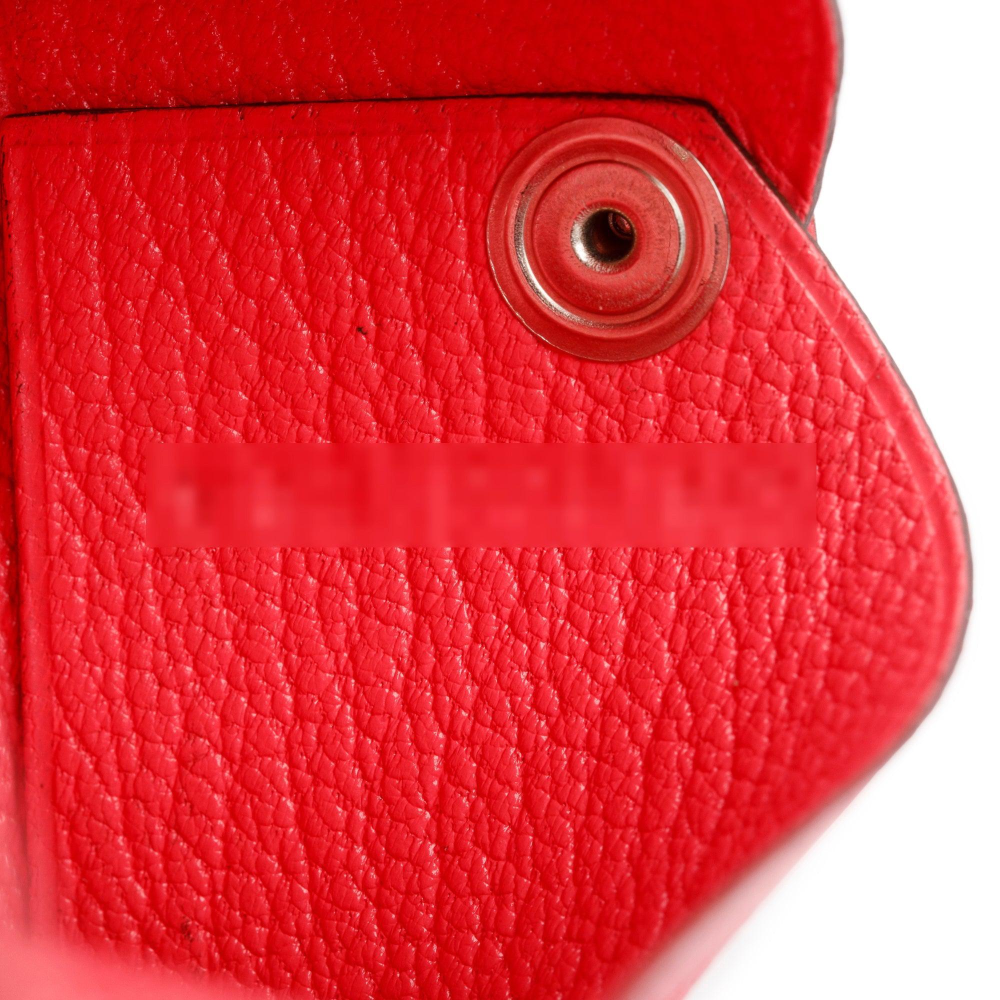 Hermes 2020 Rose Azalee Chevre Mysore Calvi Card Holder w/ Box