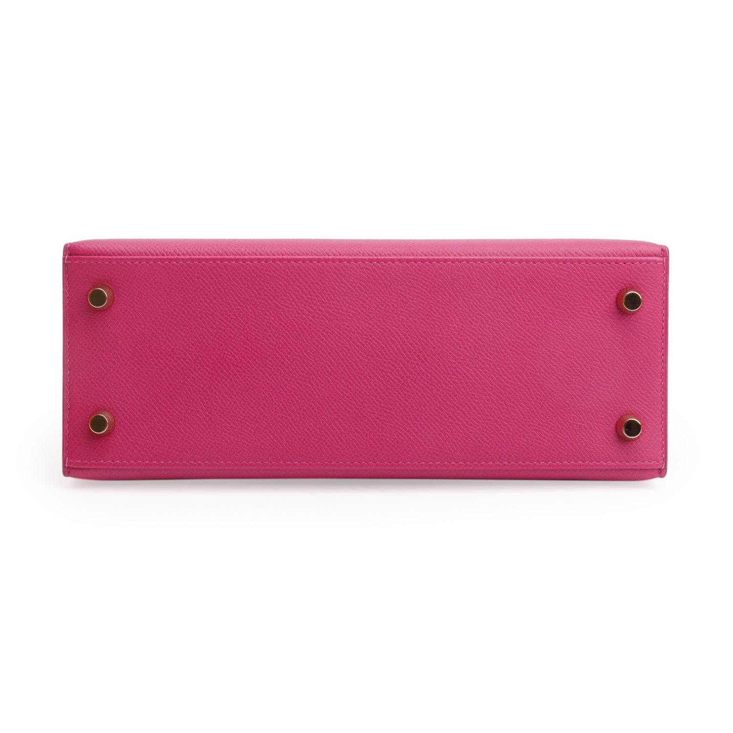 Hermes 2020 Rose Pourpre Veau Epsom Leather Kelly II 25 w/ Strap & Box