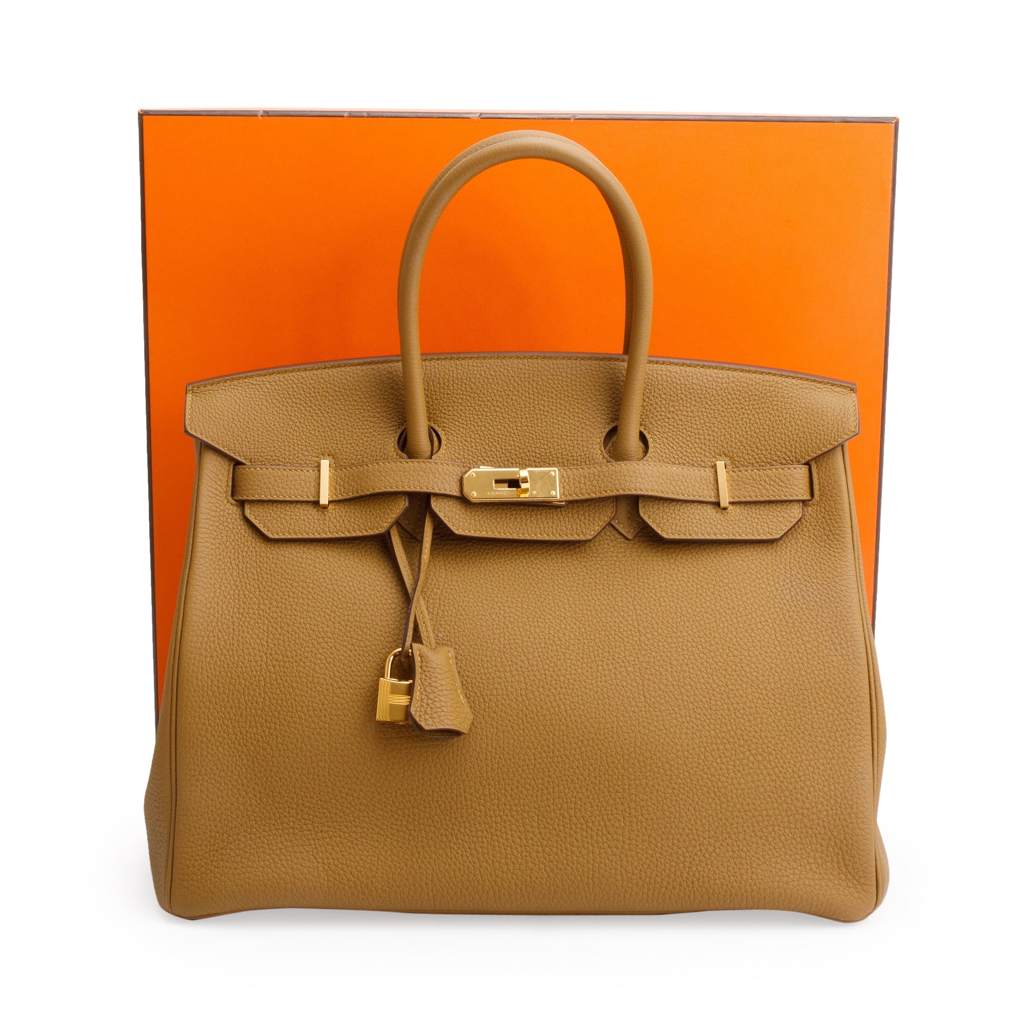 Hermes 2020 Sesame Togo Birkin 35 w/ Box