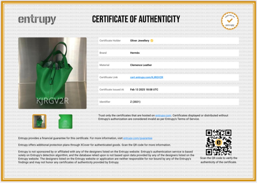 Hermes 2021 Bambou Taurillon Clemence Monochrome Picotin Lock 22 w/ Box