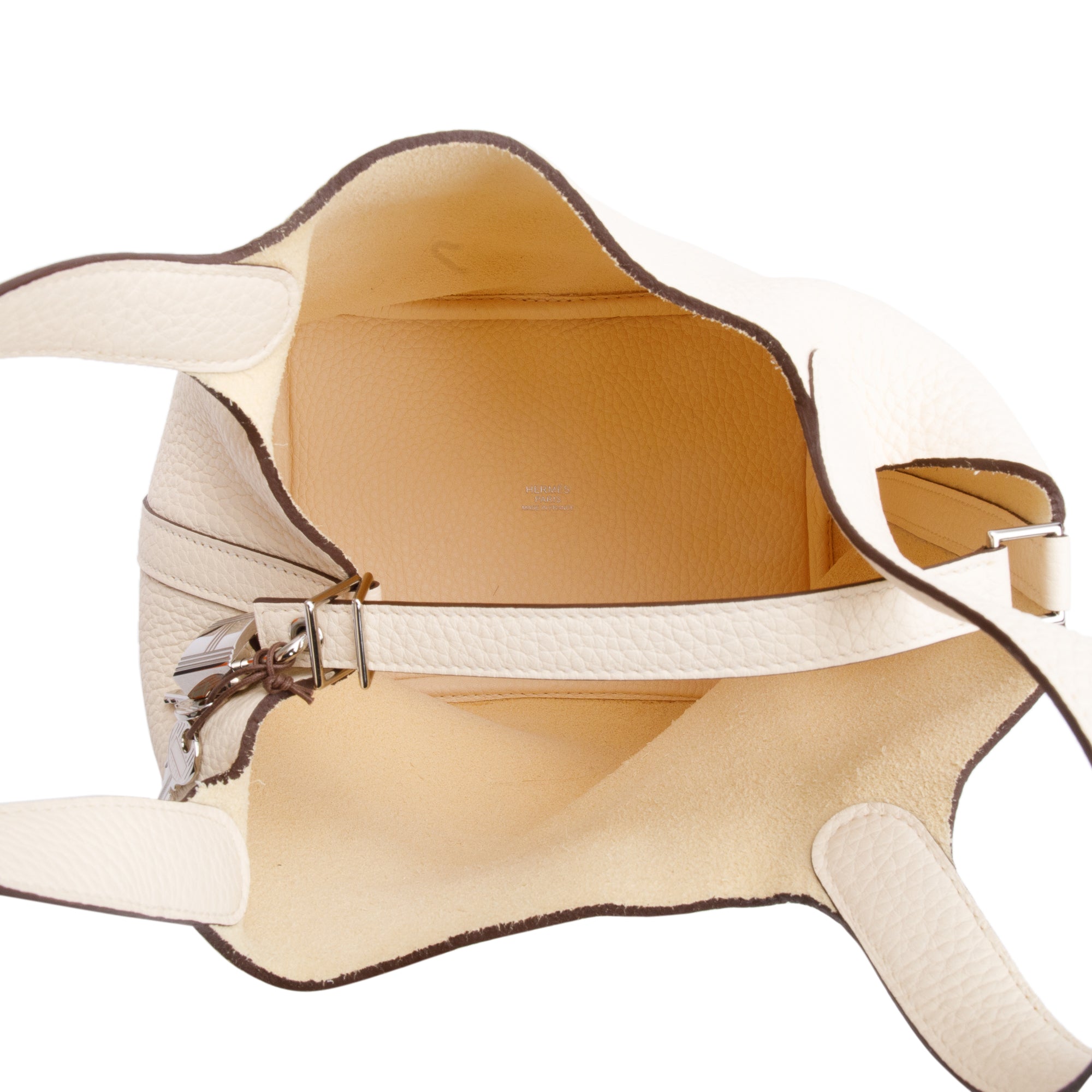 Hermes 2021 Beton Taurillon Clemence Picotin Lock 18 w/ Box