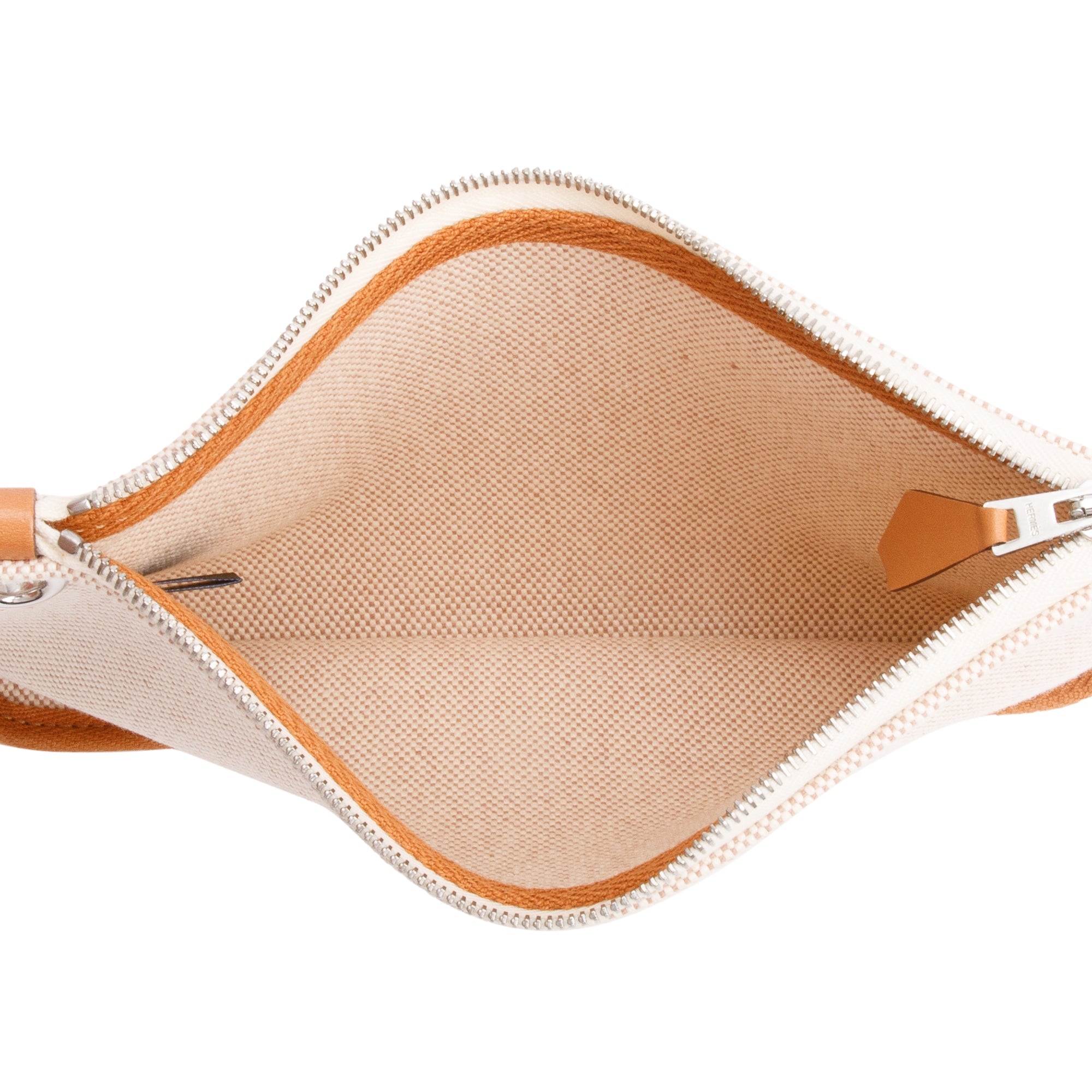 Hermes 2021 Natural Toile Militaire Vache Hunter Rose Pegase Pop Herbag Zip 31