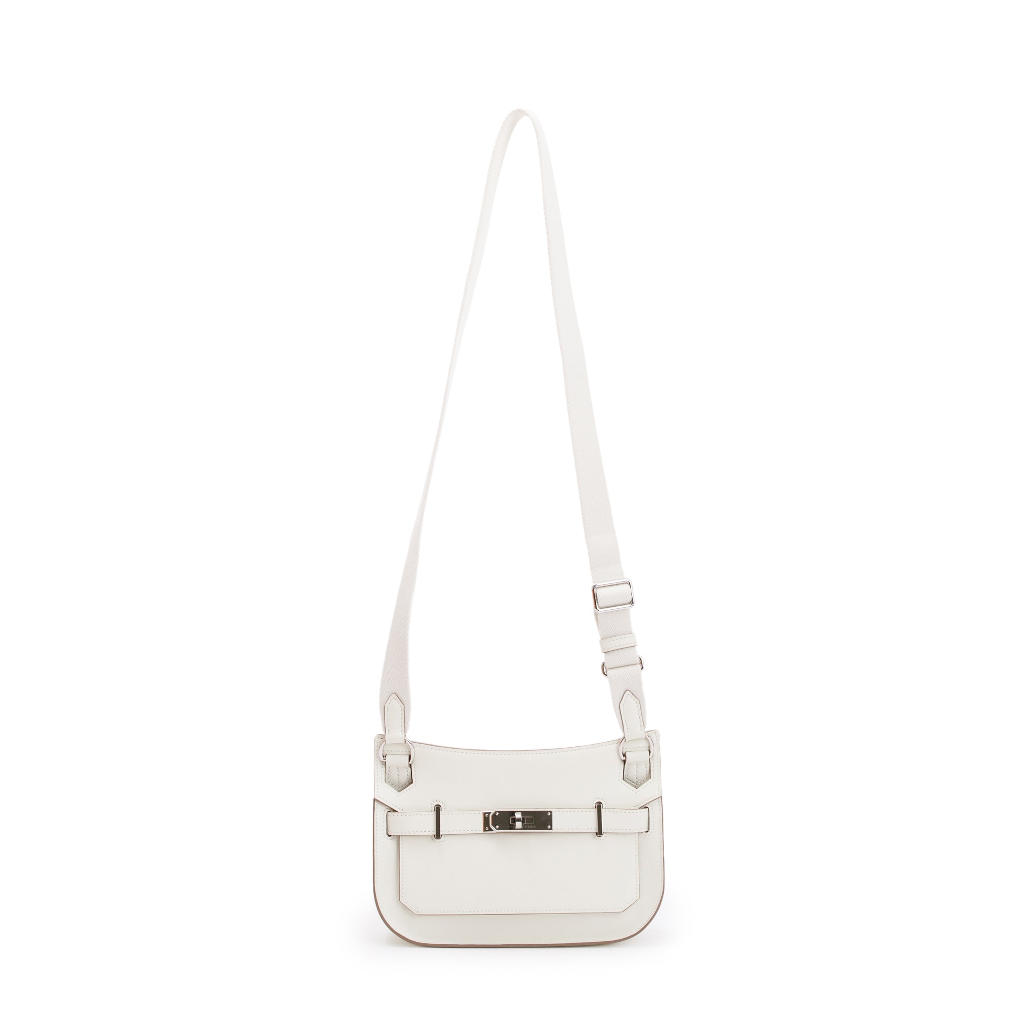 Hermes 2022 Mushroom Swift Leather Mini Jypsiere w/ Box