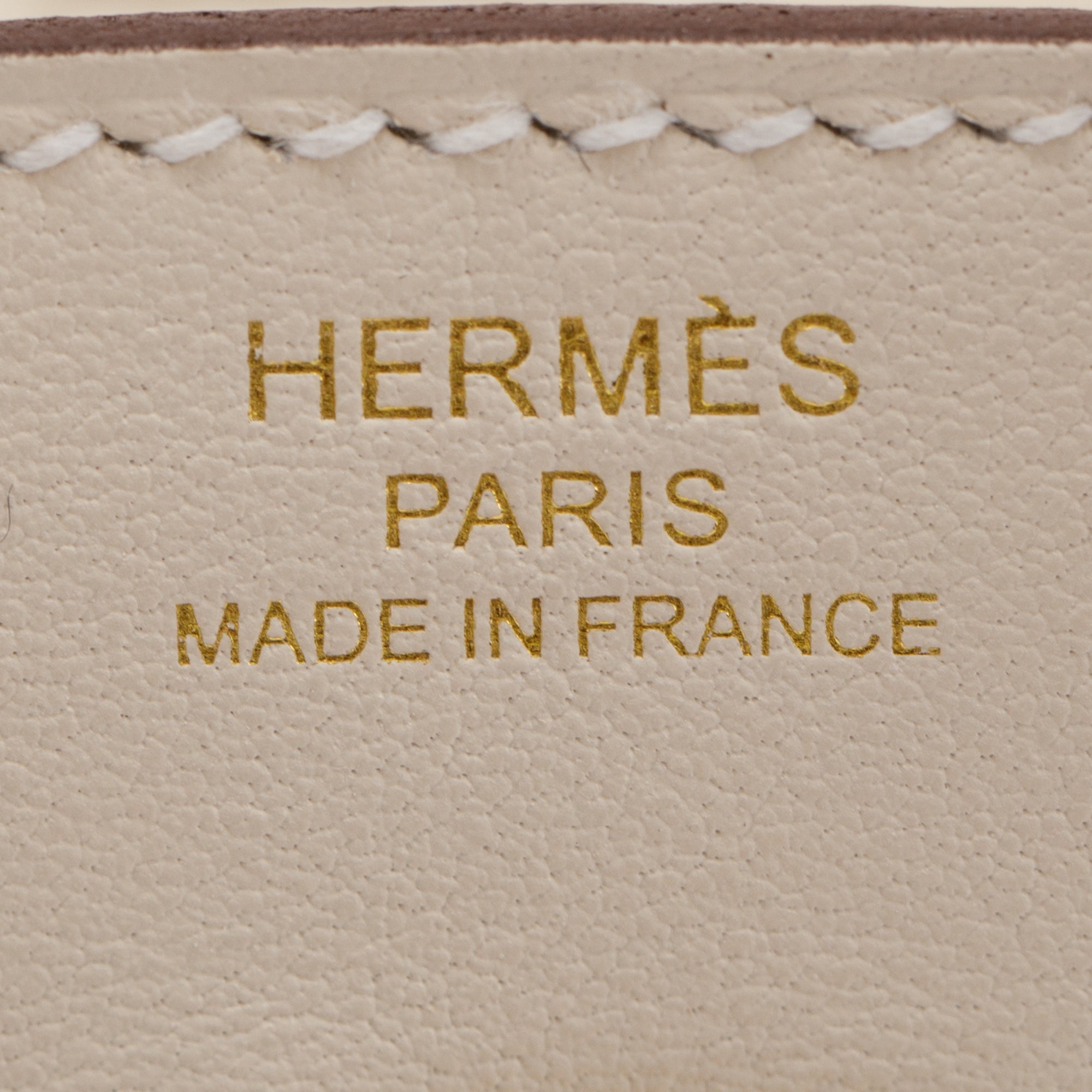 Hermes 2022 Nata Swift Leather Birkin 25 w/ Box & Receipt