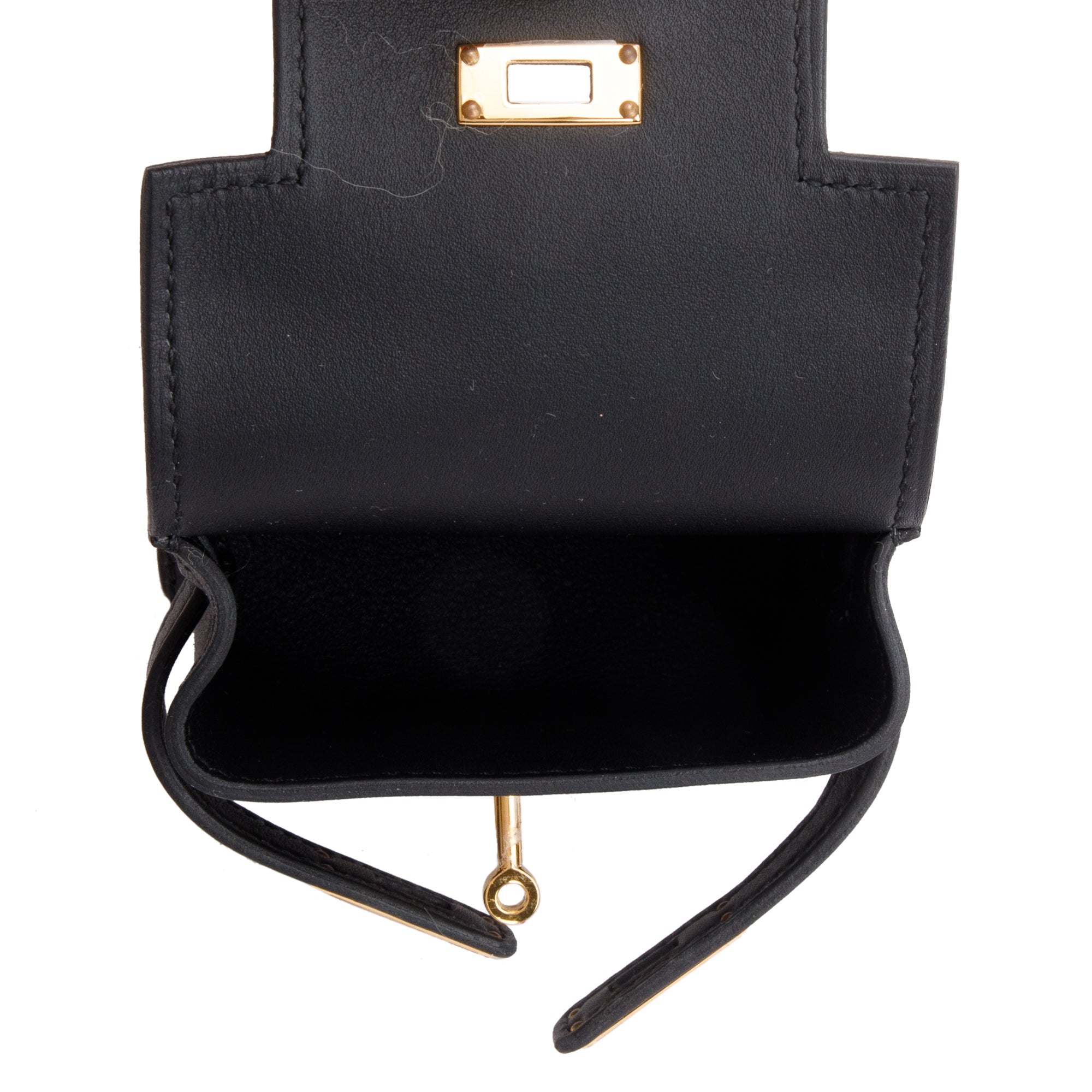 Hermes 2022 Noir Swift Leather Kelly Moove w/ Pouch & Box