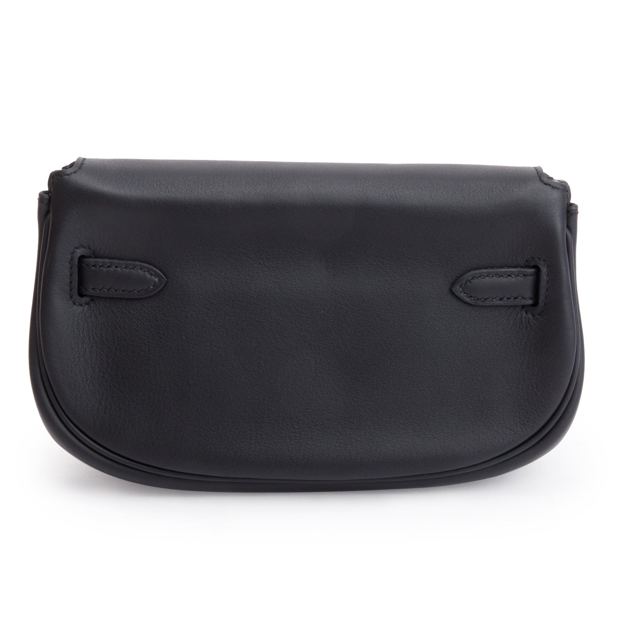 Hermes 2022 Noir Swift Leather Kelly Moove w/ Pouch & Box