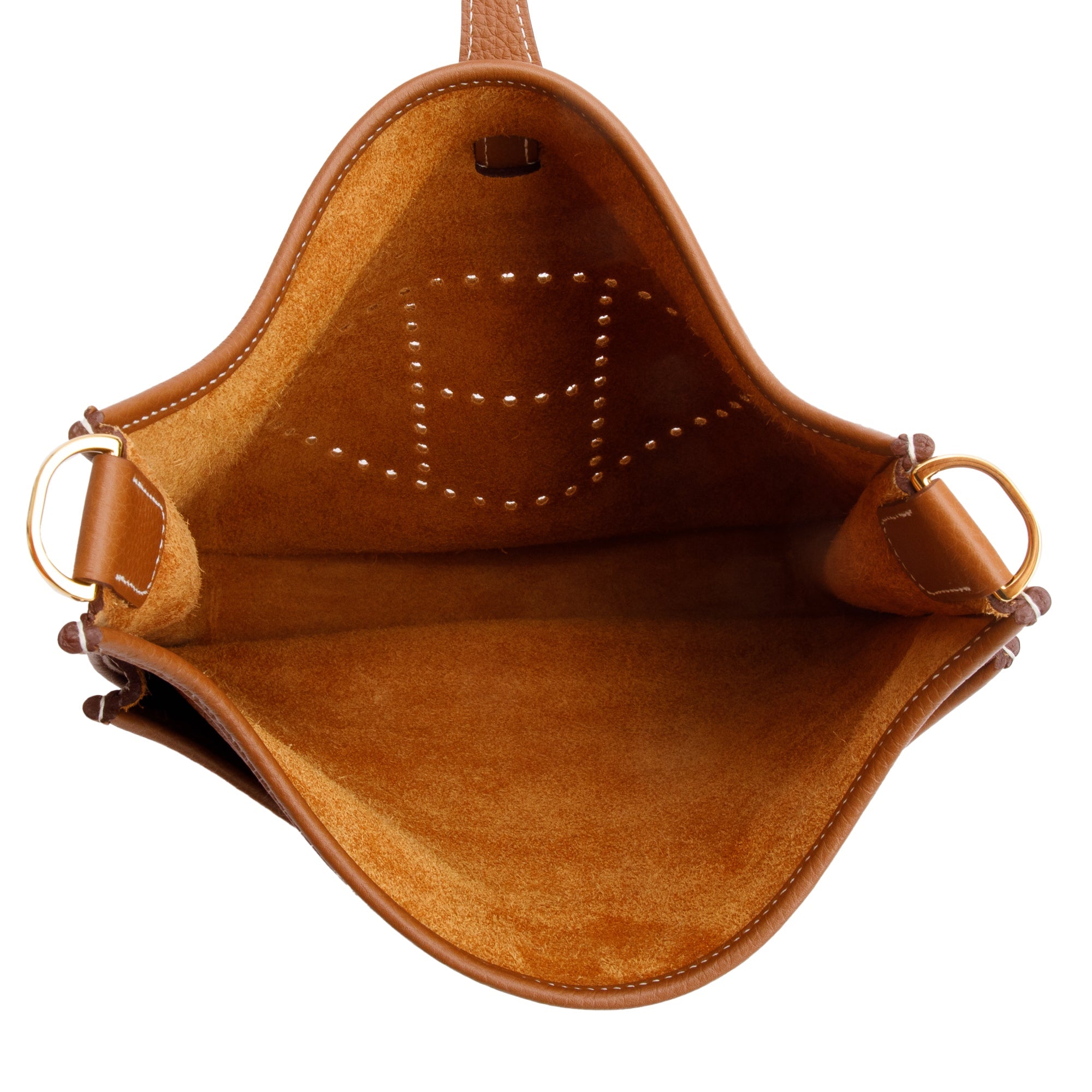 Hermes 2023 Gold Taurillon Clemence Evelyne Poche III 29 Bag w/ Box