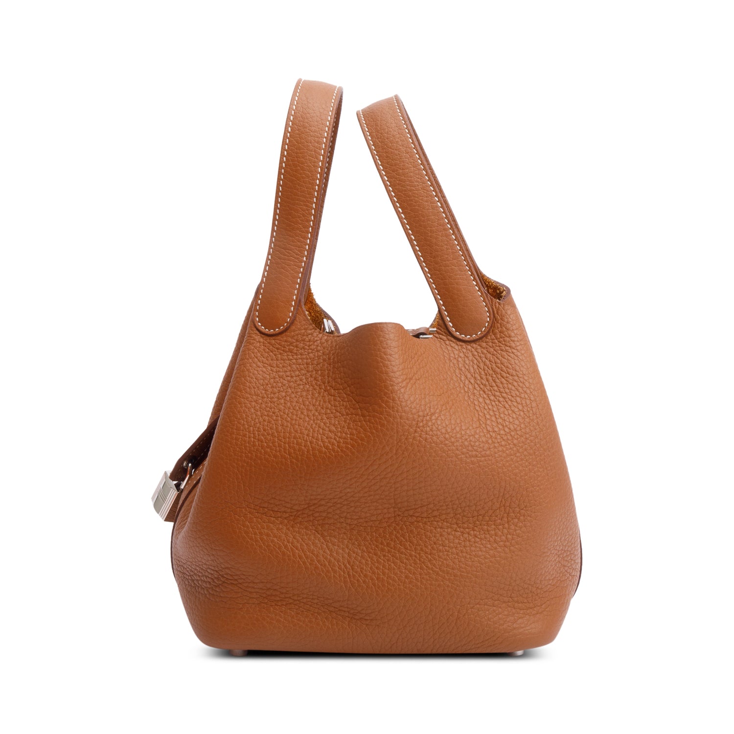 Hermes 2023 Gold Taurillon Clemence Picotin Lock 18 w/ Box