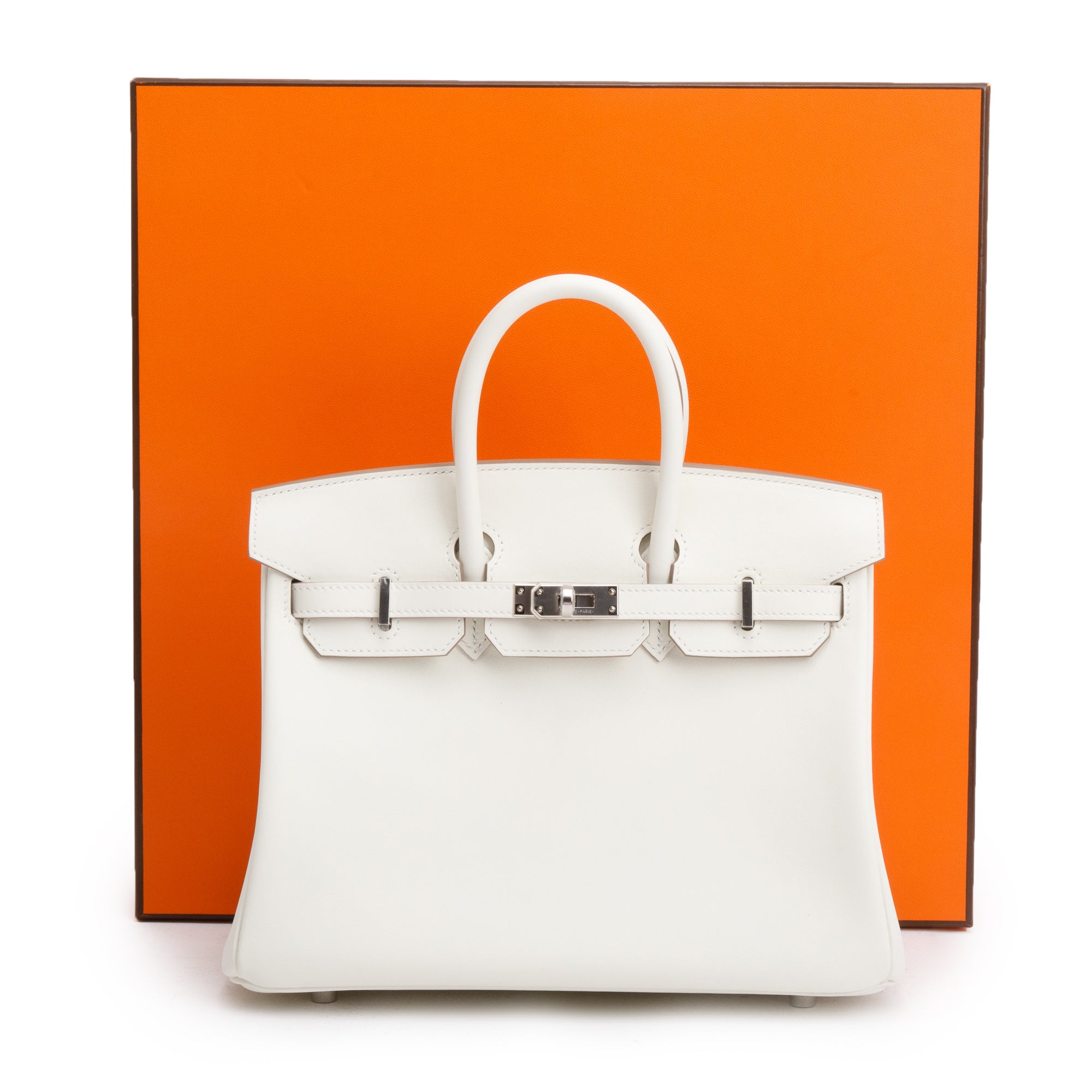 Hermes 2023 Mushroom Swift Birkin 25 w/ Box & Receipt