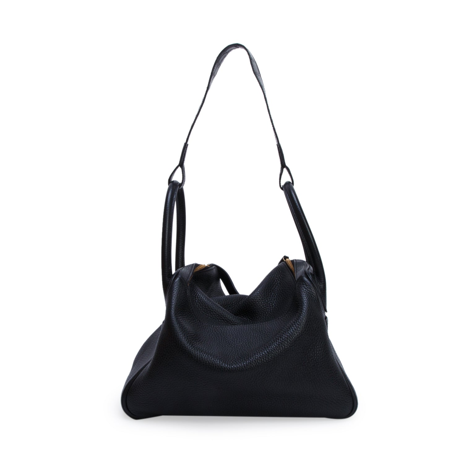 Hermes Noir Taurillon Clemence Crocodile Niloticus Lindy Touch 30