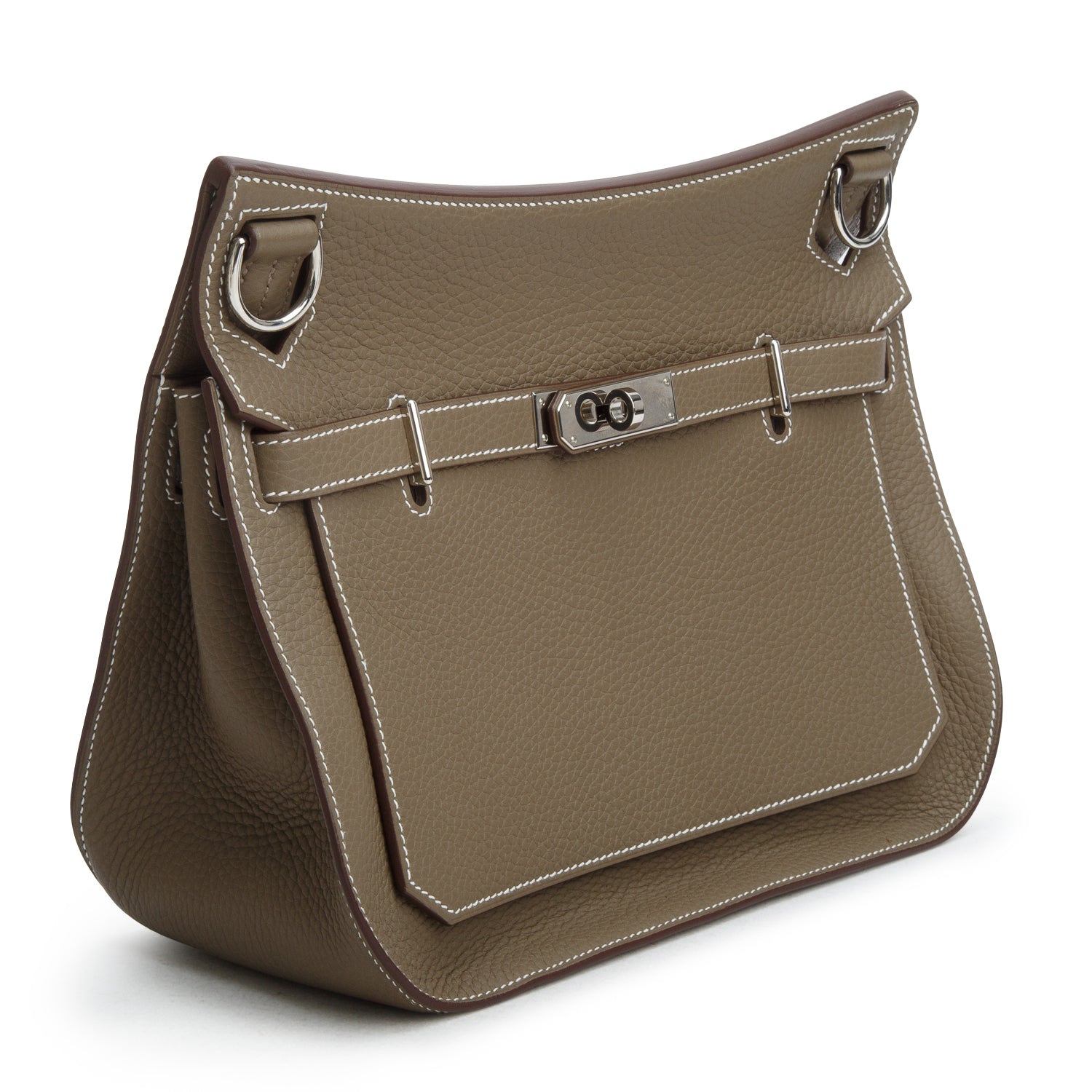 Hermes 2025 Etoupe Taurillon Clemence Leather Jypsiere 28