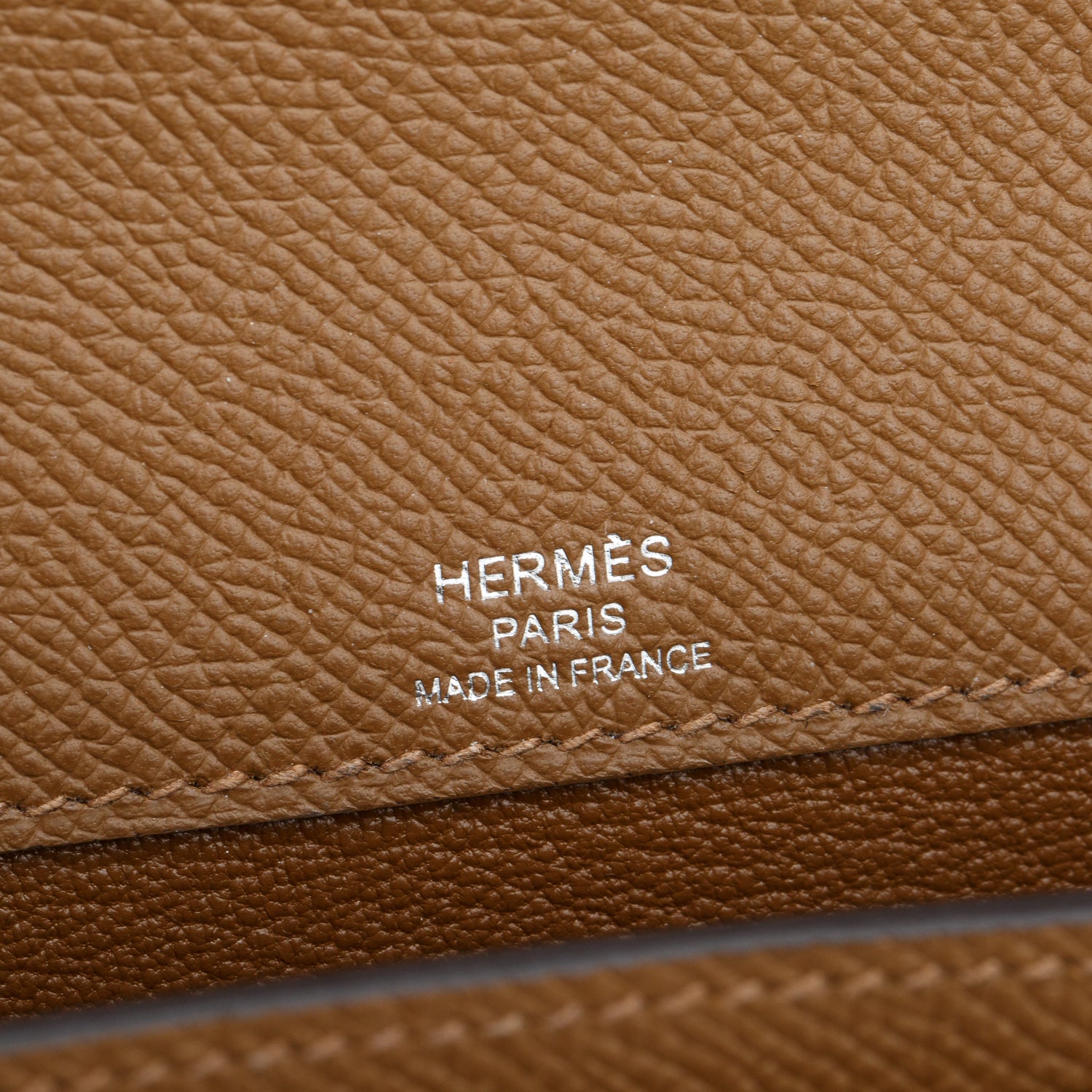 Hermes 2024 Alezan Epsom Kelly Depeches 25 Pouch