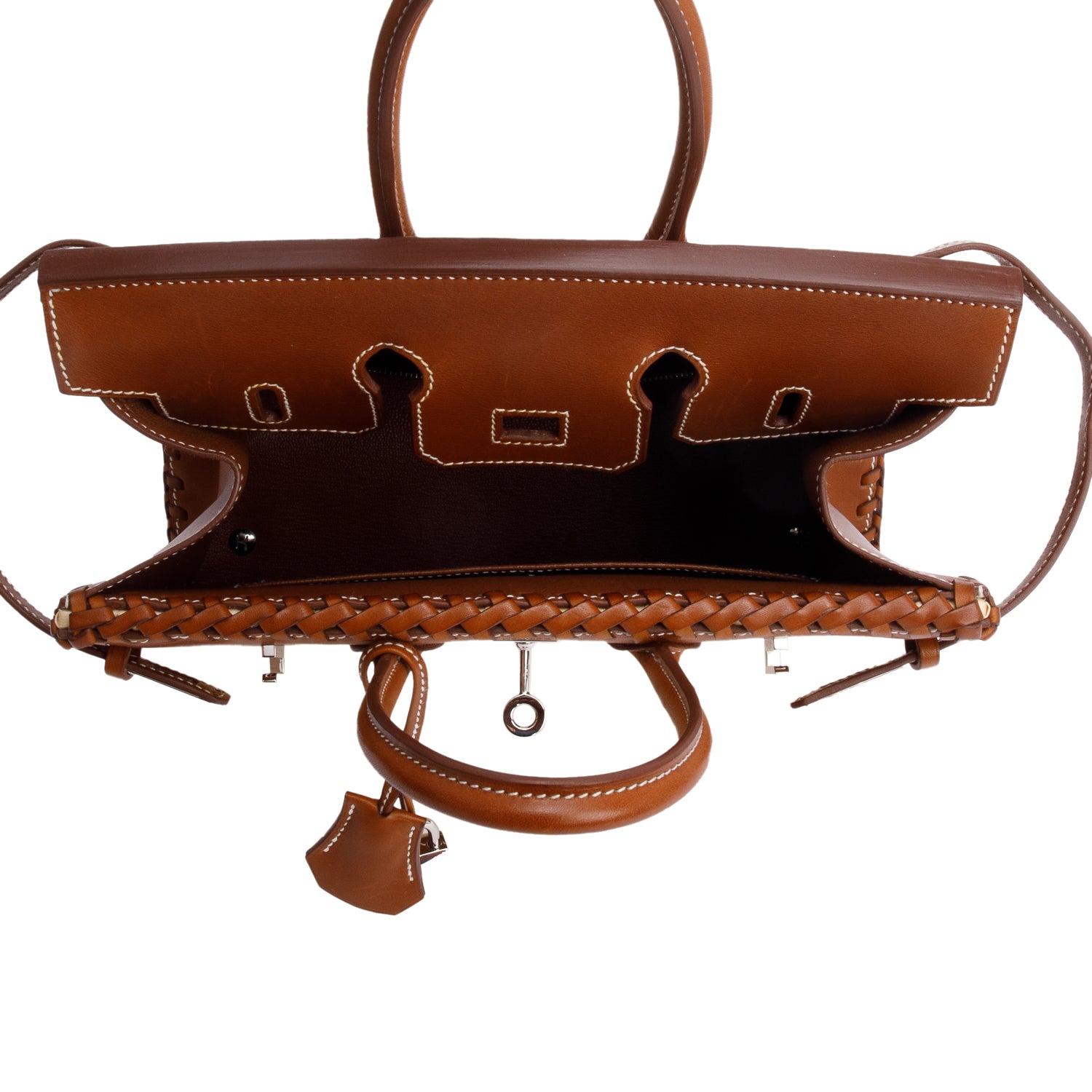 Hermes 2022 Naturel/Fauve Osier Veau Barenia Birkin Picnic 25 w/ Box