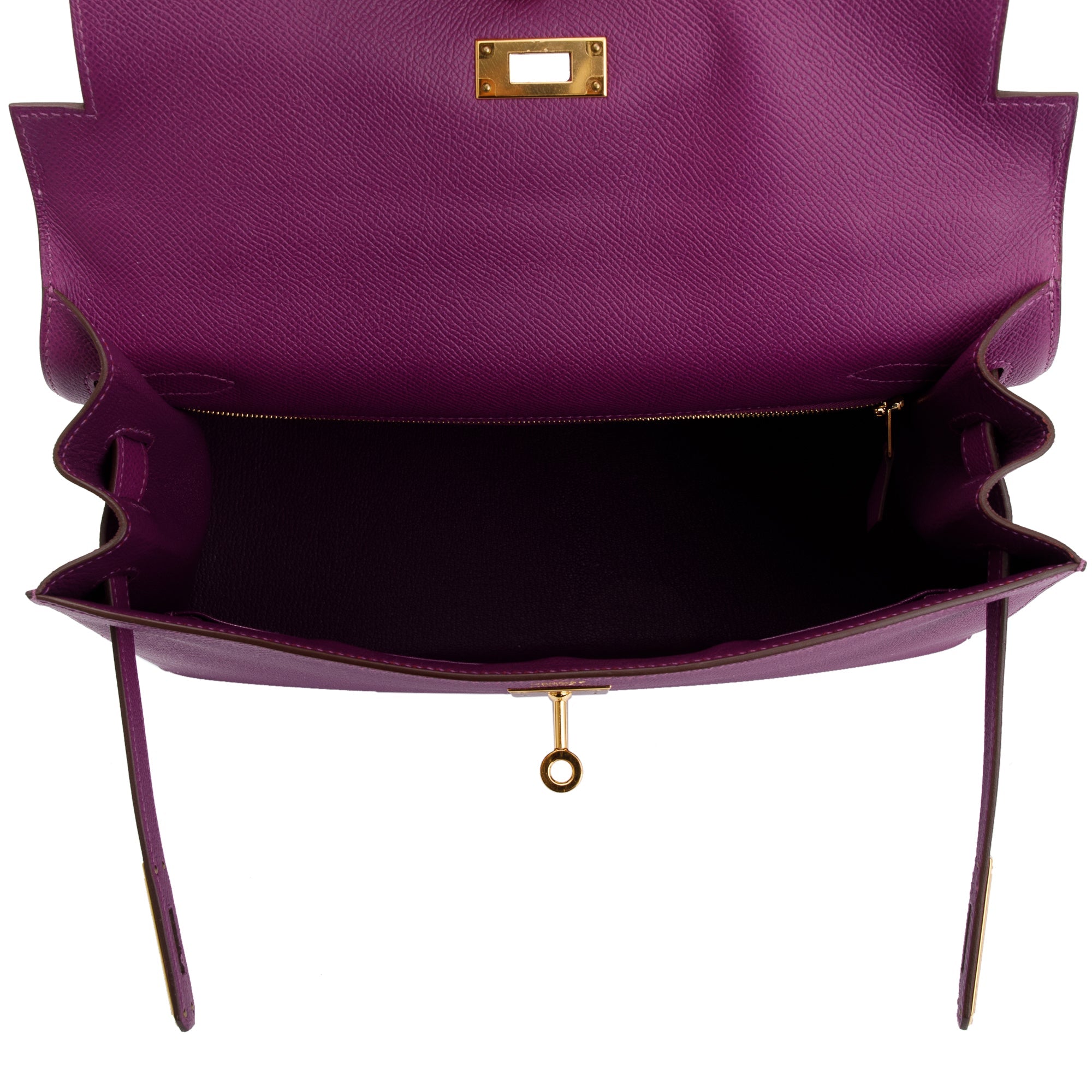 Hermes Anemone Epsom Kelly Sellier II 32 w/ Strap, Box & Receipt