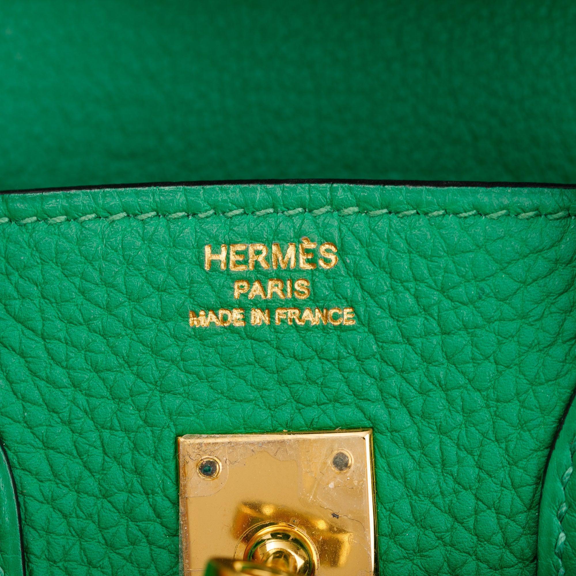 Hermes Bambou Togo Birkin 25 w/ Box & Receipt
