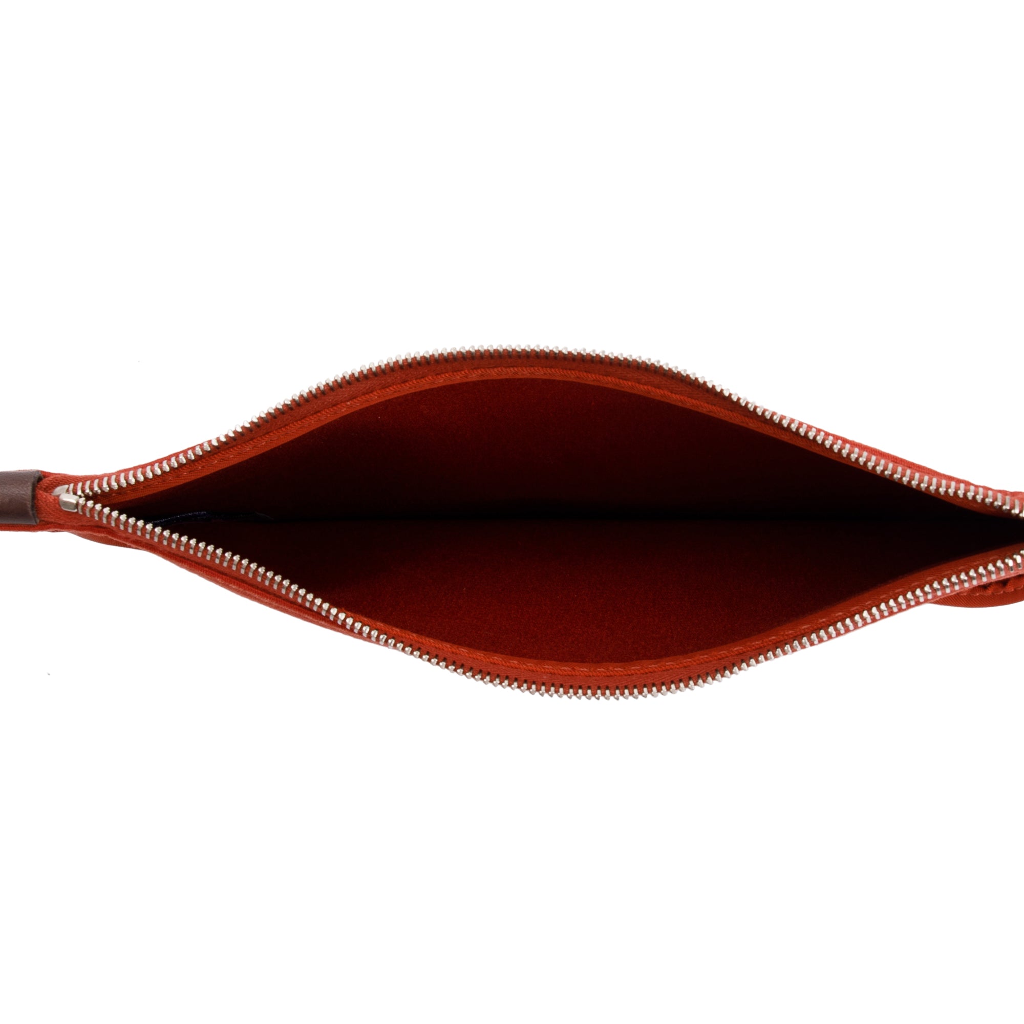 Hermes Beton Rouge Toile Militaire Vache Hunter Herbag Zip 31 w/ Pouch