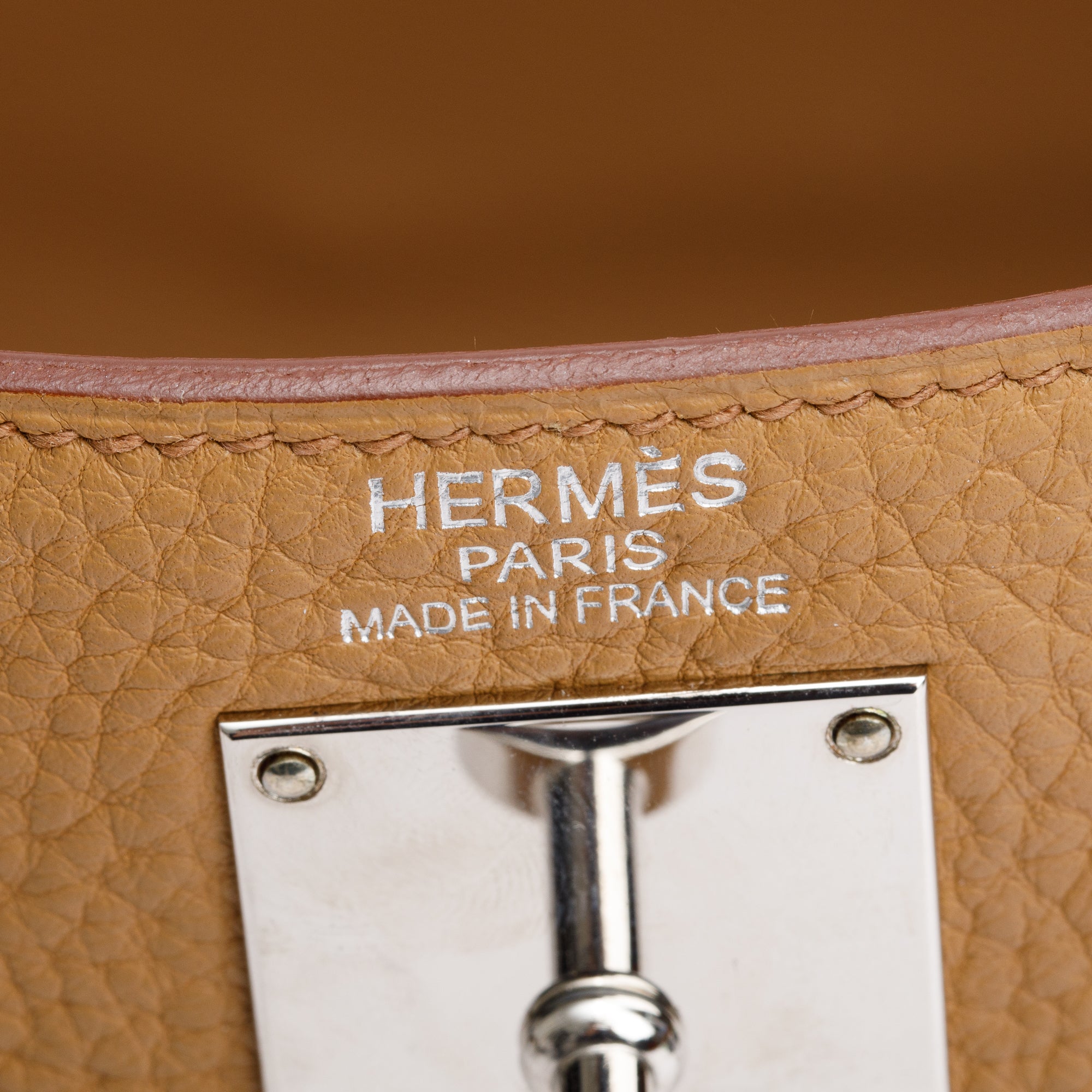Hermes Biscuit Taurillon Clemence Fringe Kelly 42 JPG