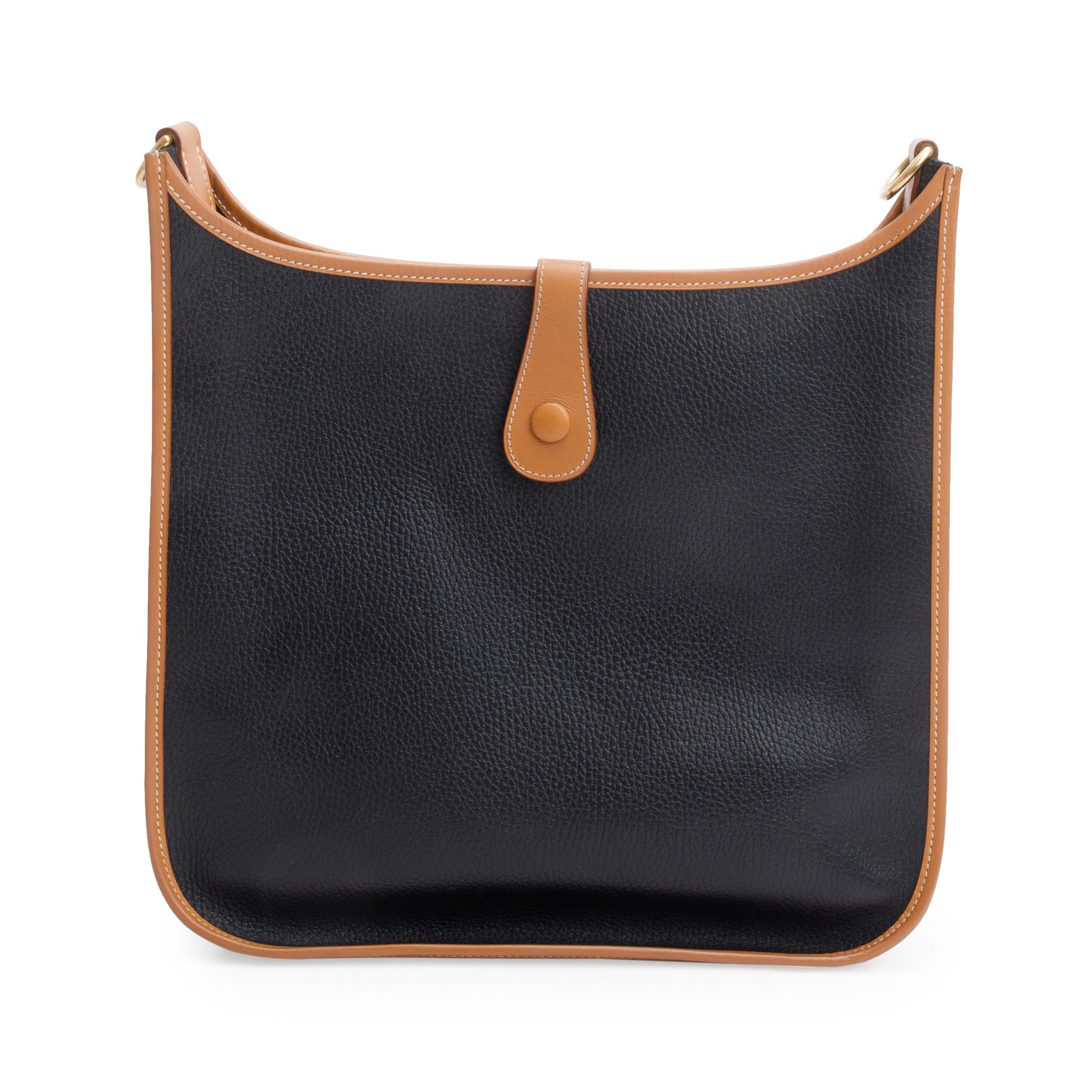 Hermes Black Ardennes Leather Evelyne Gen I GM