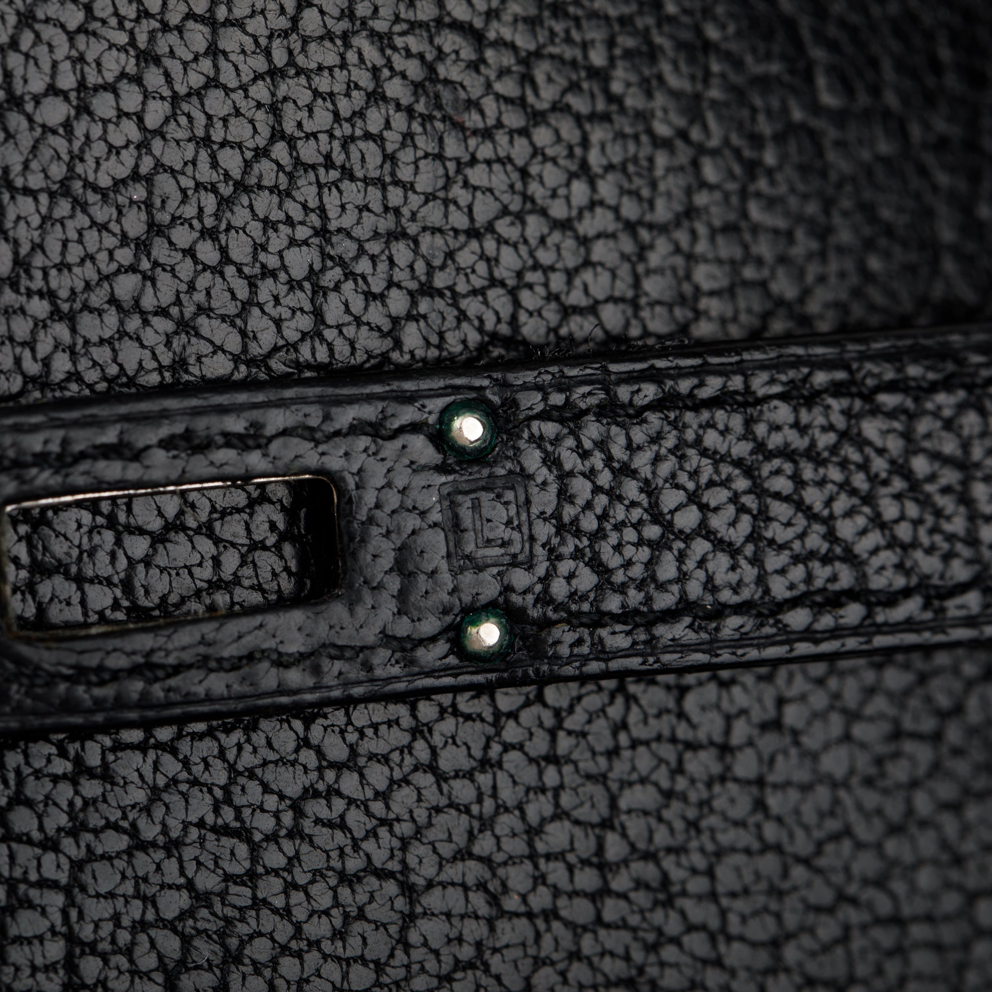 Hermes Black Chevre Mysore Goatskin Classic Kelly Longue Wallet