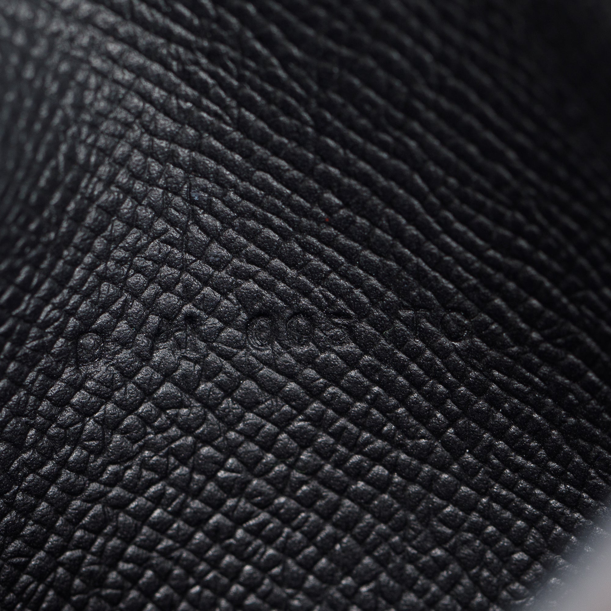 Hermes Black Epsom Leather Bearn Compact Wallet