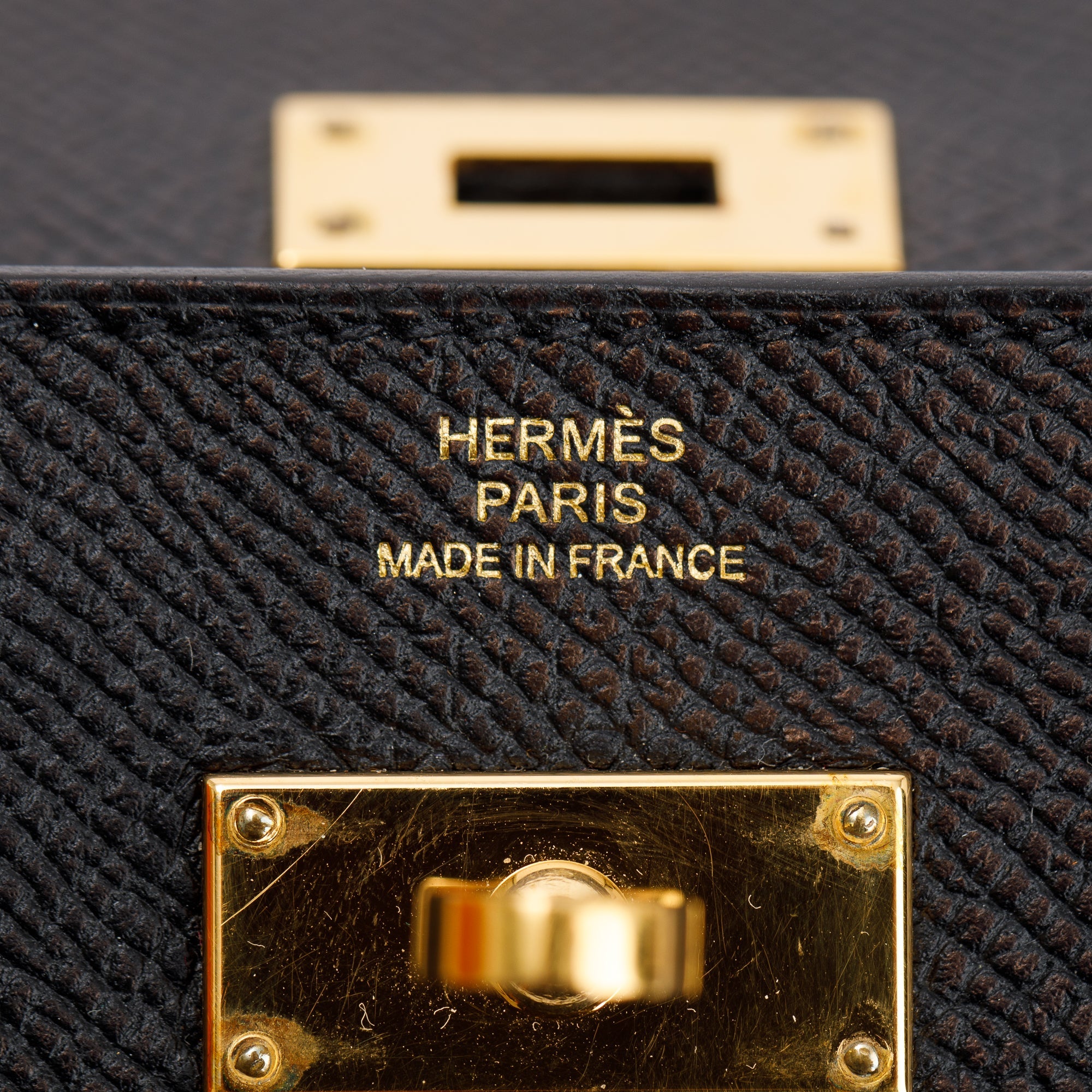 Hermes Black Epsom Leather Classic Kelly Longue Wallet w/ Box