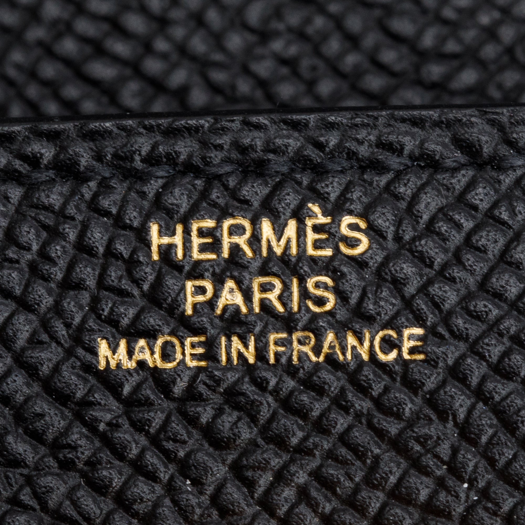 Hermes Black Epsom Leather Classic Kelly Longue Wallet w/ Box