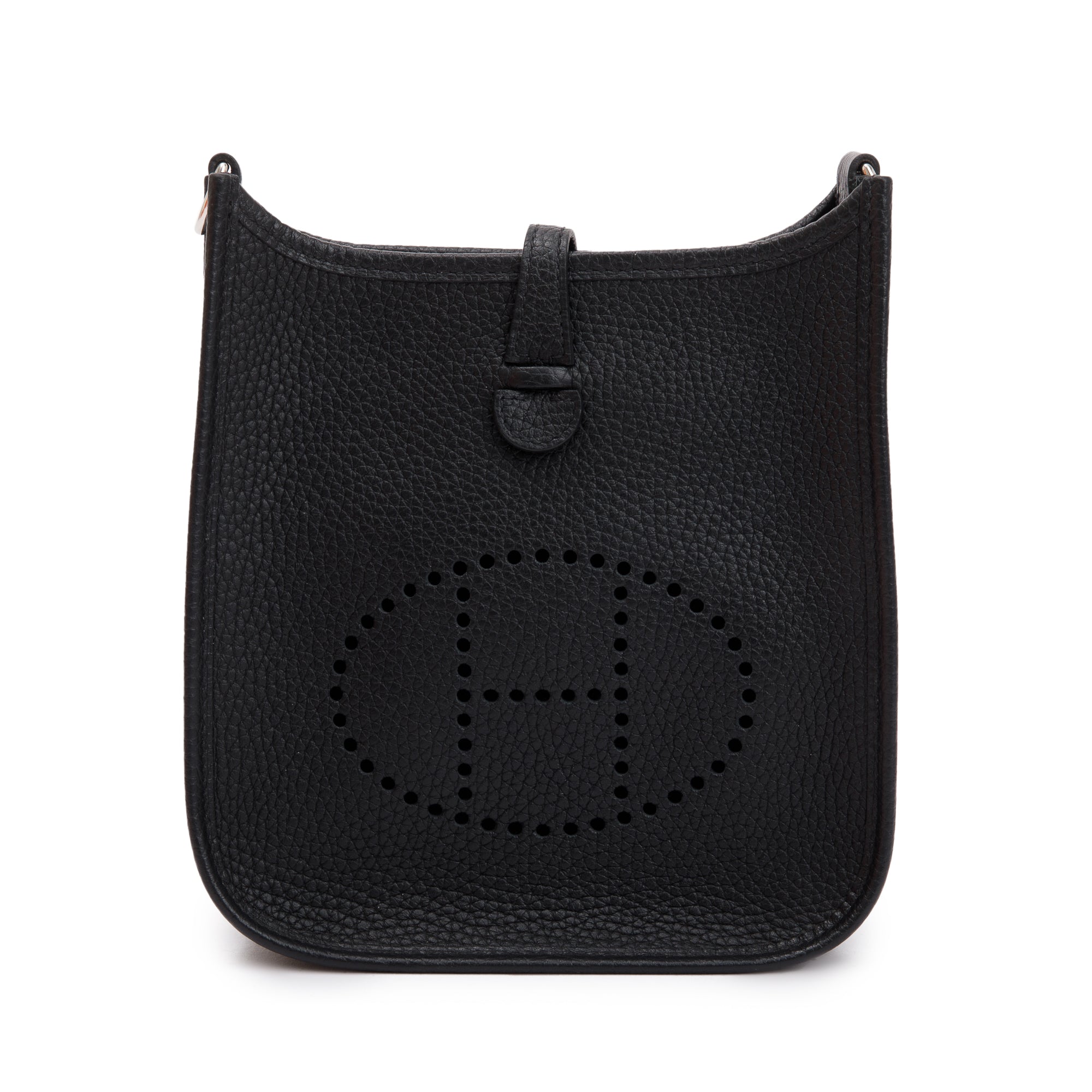 Hermes Black Noir Taurilon Clemence Amazone Evelyne TPM 16 w/ Box