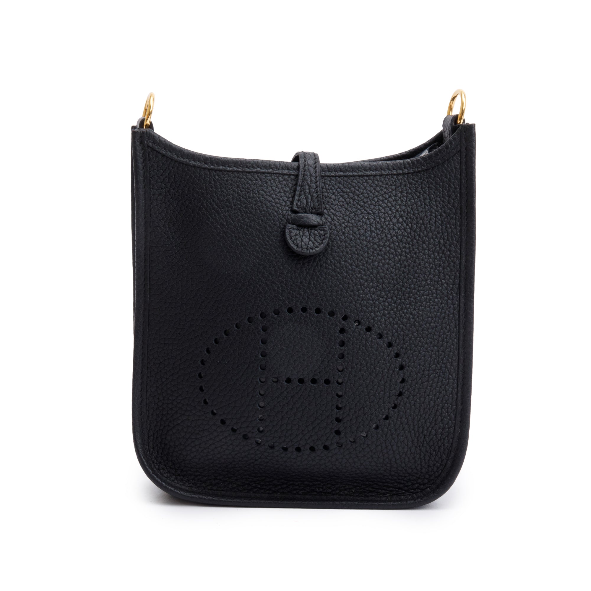 Hermes Black Noir Taurilon Clemence Amazone Evelyne TPM 16 w/ Box