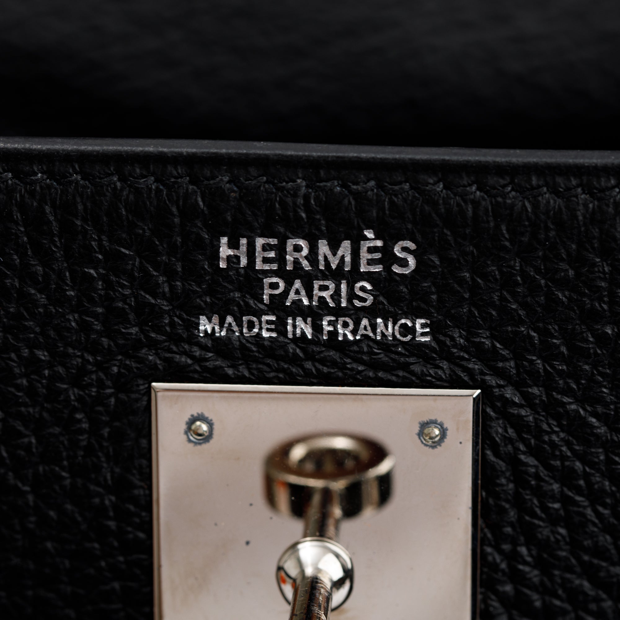 Hermes Black Noir Togo Kelly II Retourne 35