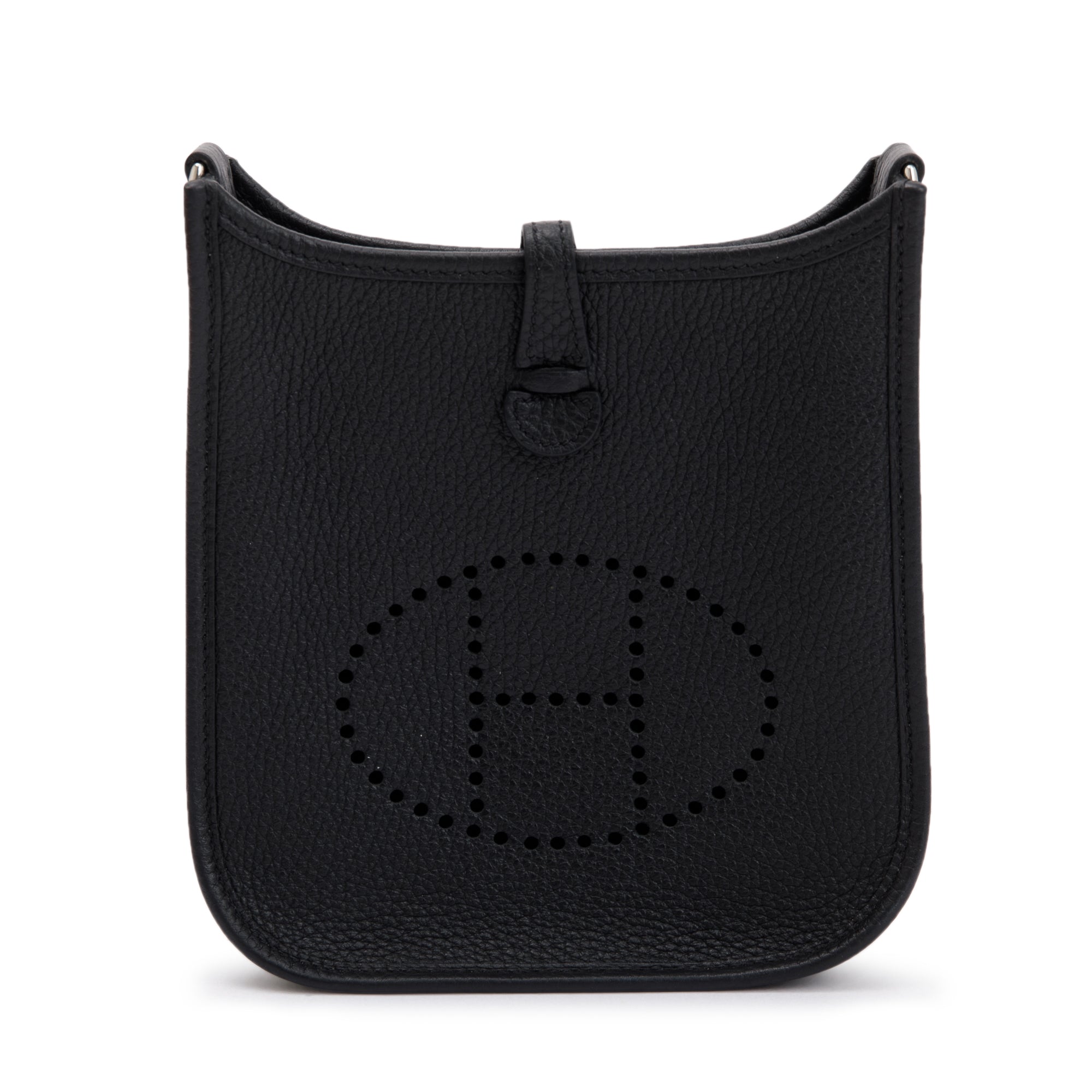 Hermes Black Taurilon Clemence Amazone Evelyne TPM 16 w/ Box