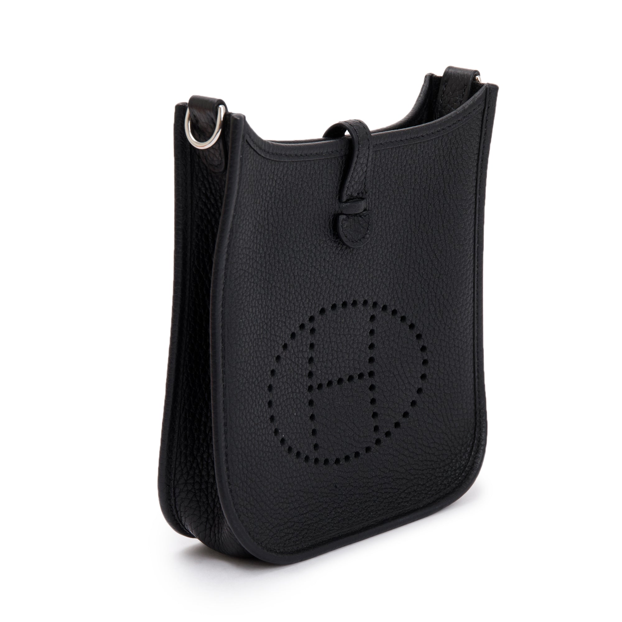 Hermes Black Taurilon Clemence Amazone Evelyne TPM 16 w/ Box