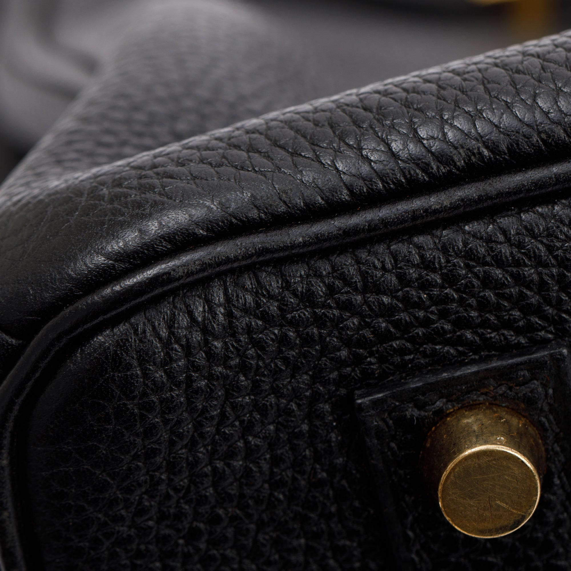 Hermes Black Veau Togo Birkin 35 w/ Box