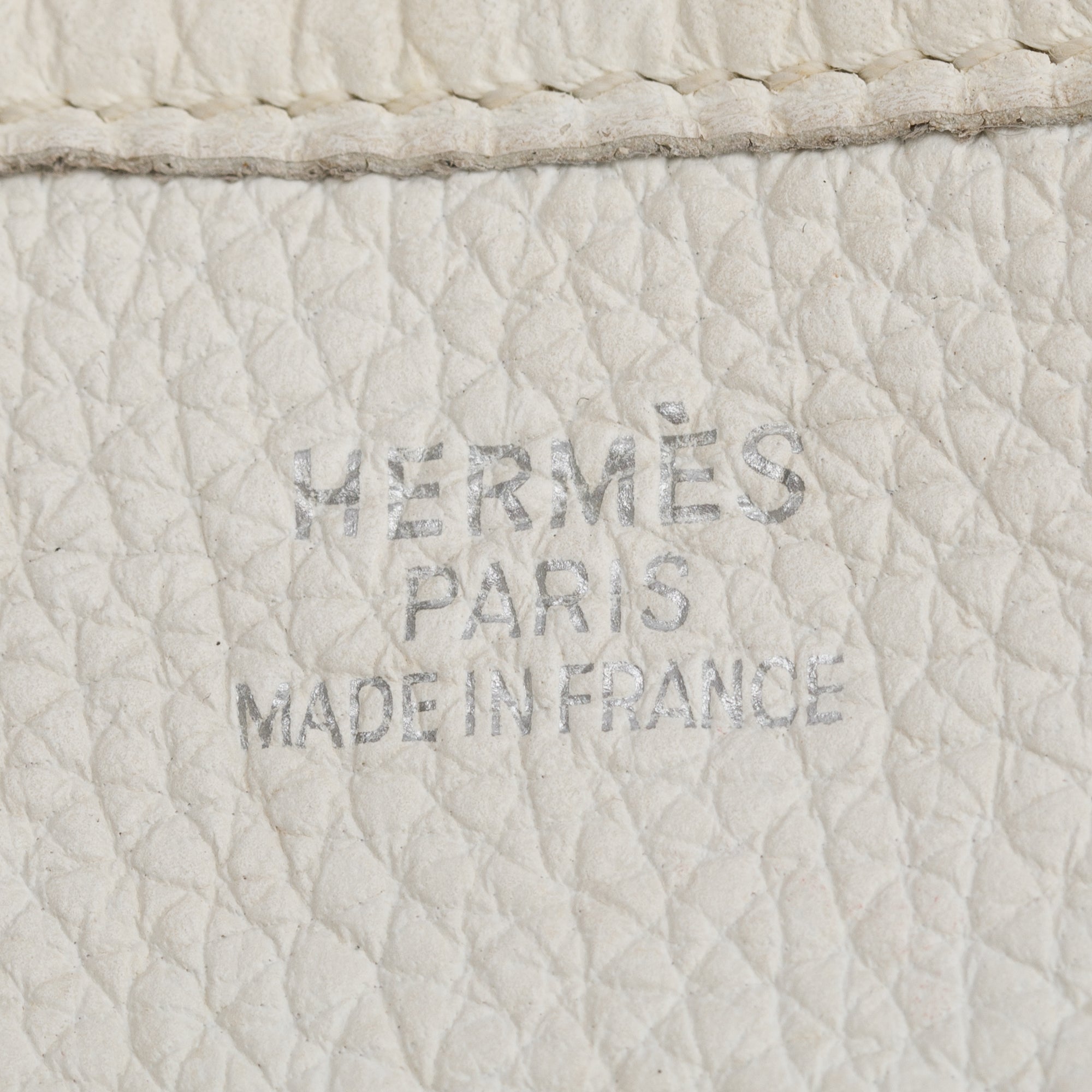 Hermes Blanc Clemence Evelyne I 29 Bag