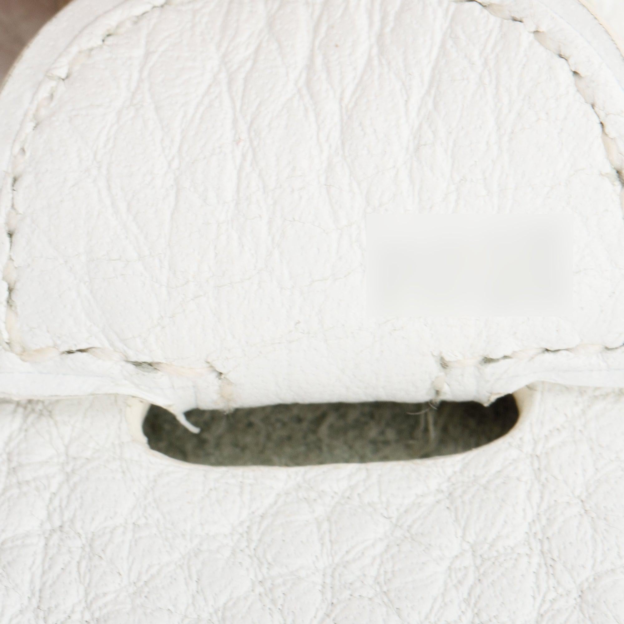 Hermes Blanc Taurillon Clemence Evelyne III 29 Bag