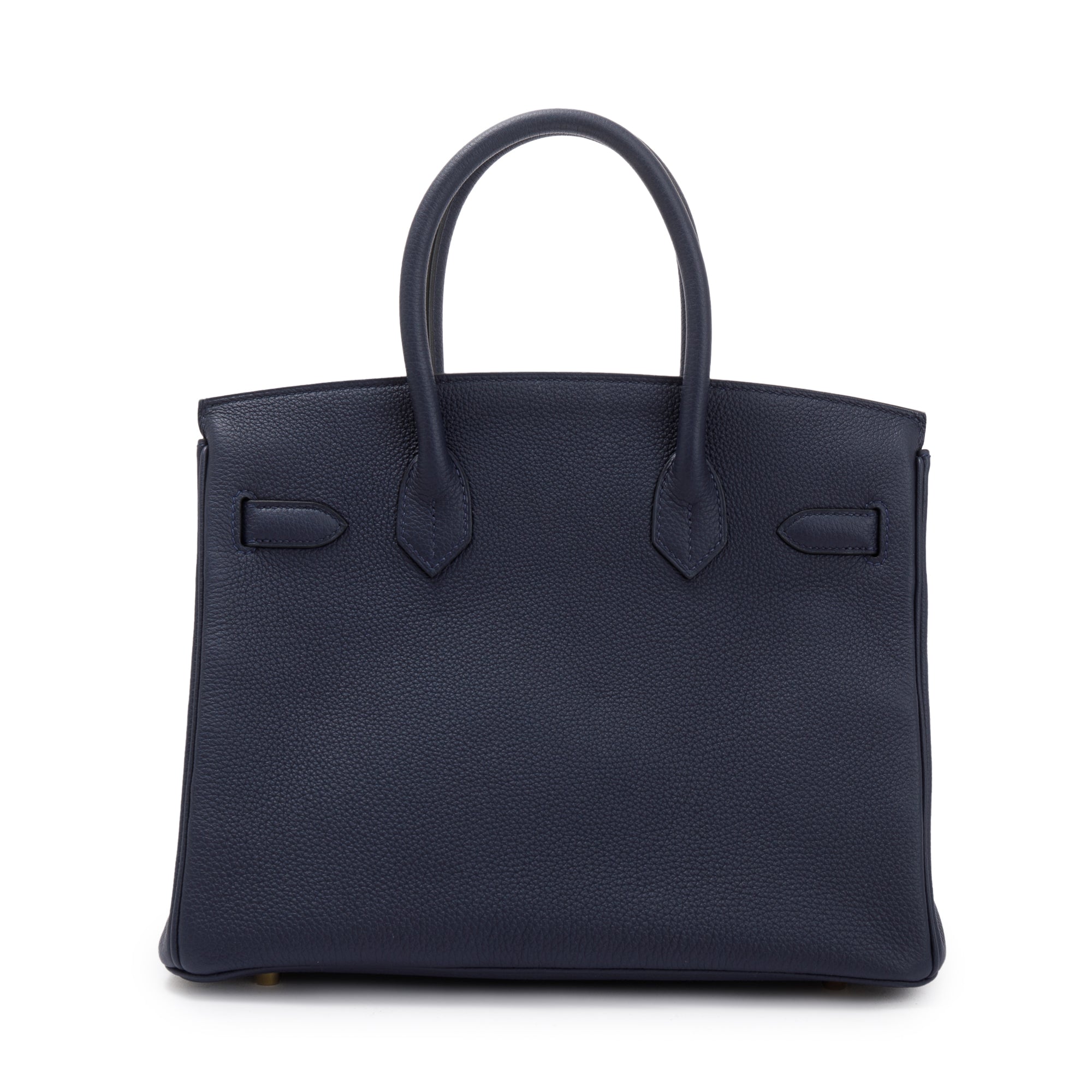 Hermes Bleu Encre Togo Birkin 30 w/ Box