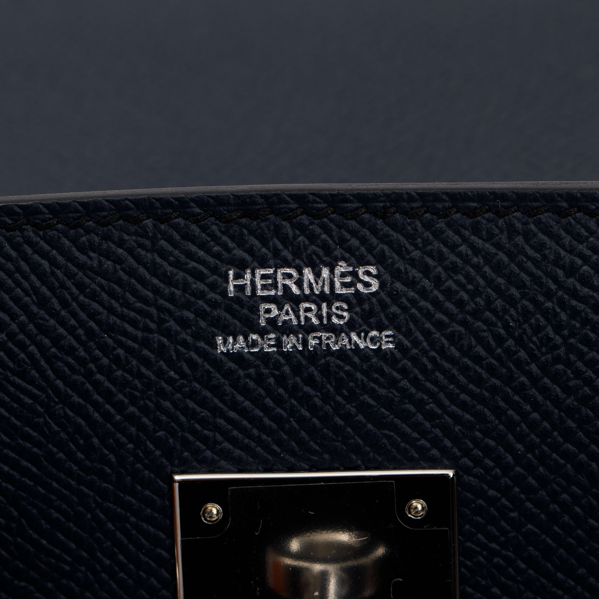 Hermes Bleu Indigo Veau Epsom Birkin 30 w/ Box