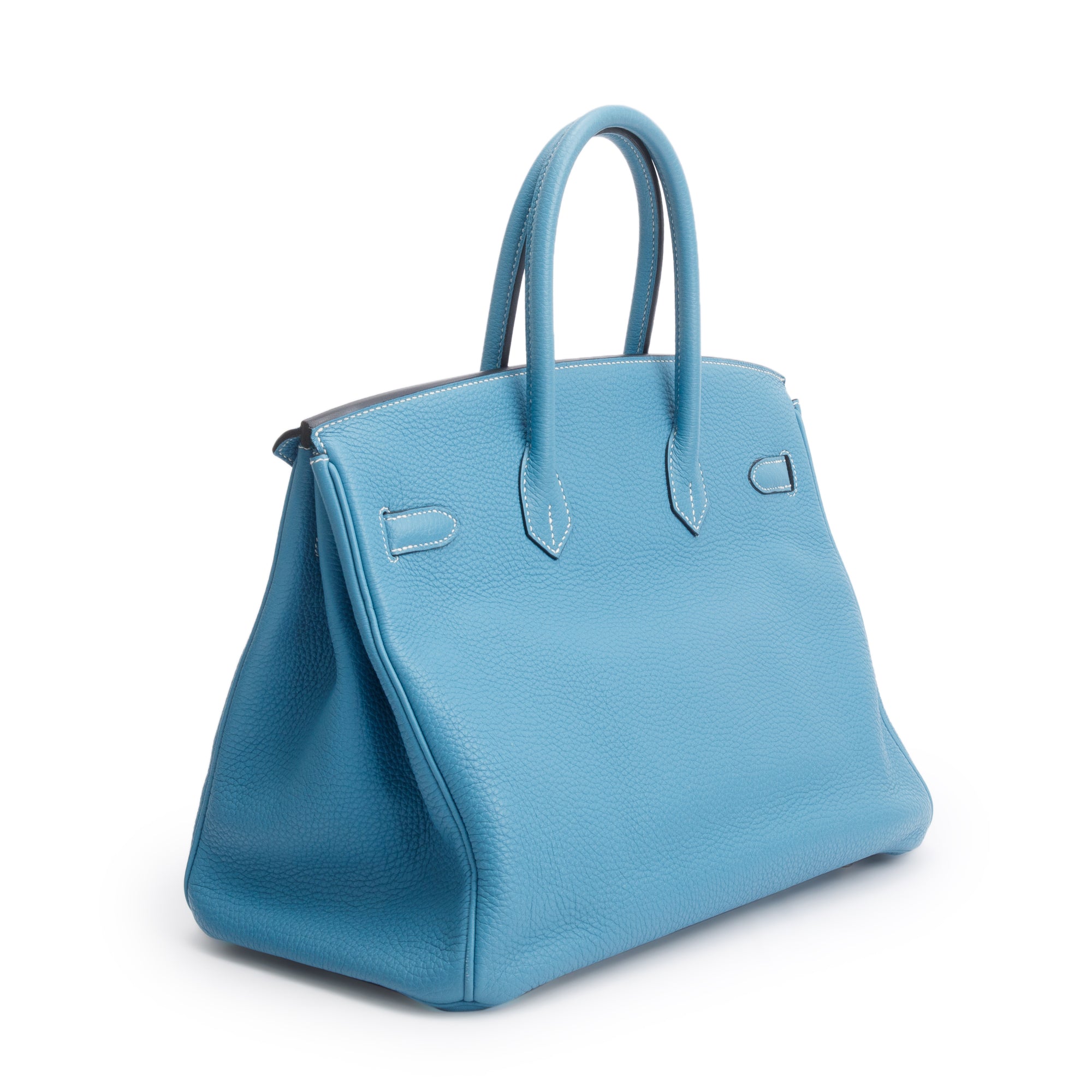 Hermes Bleu Jean Togo Birkin 35