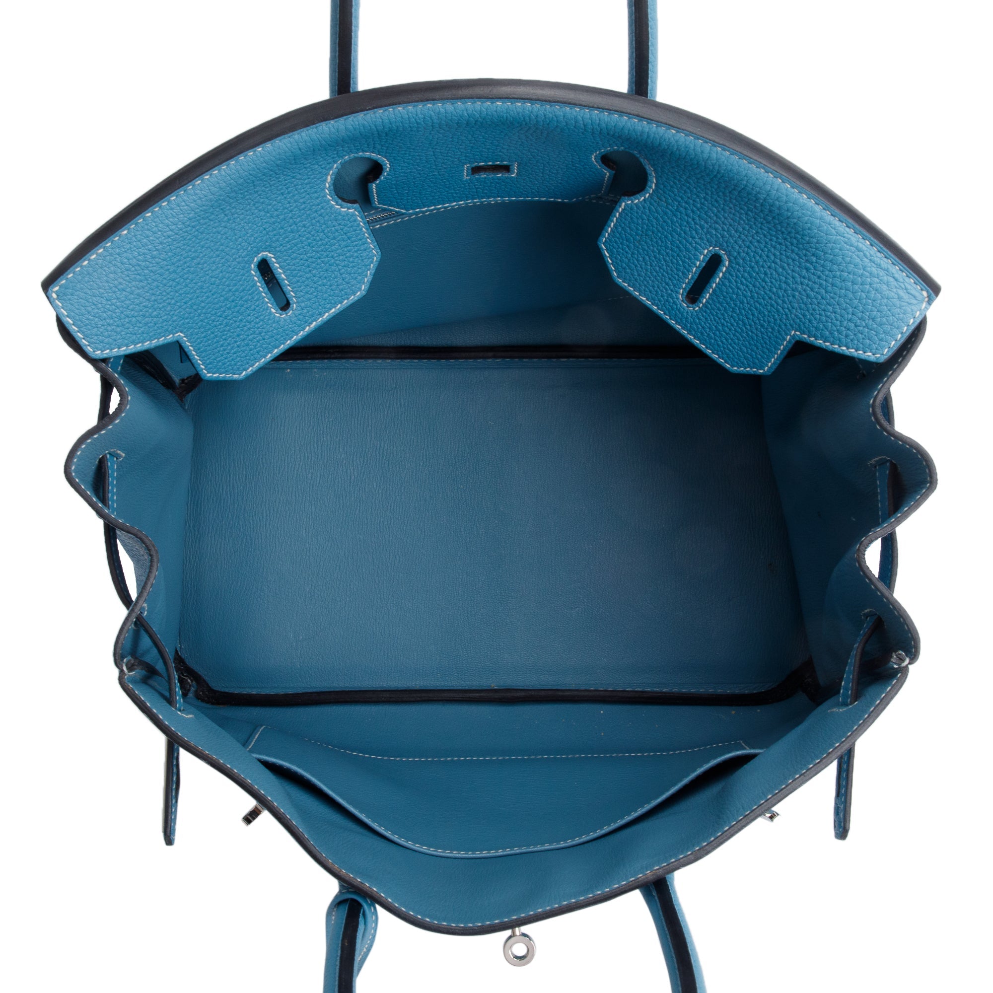 Hermes Bleu Jean Togo Birkin 35