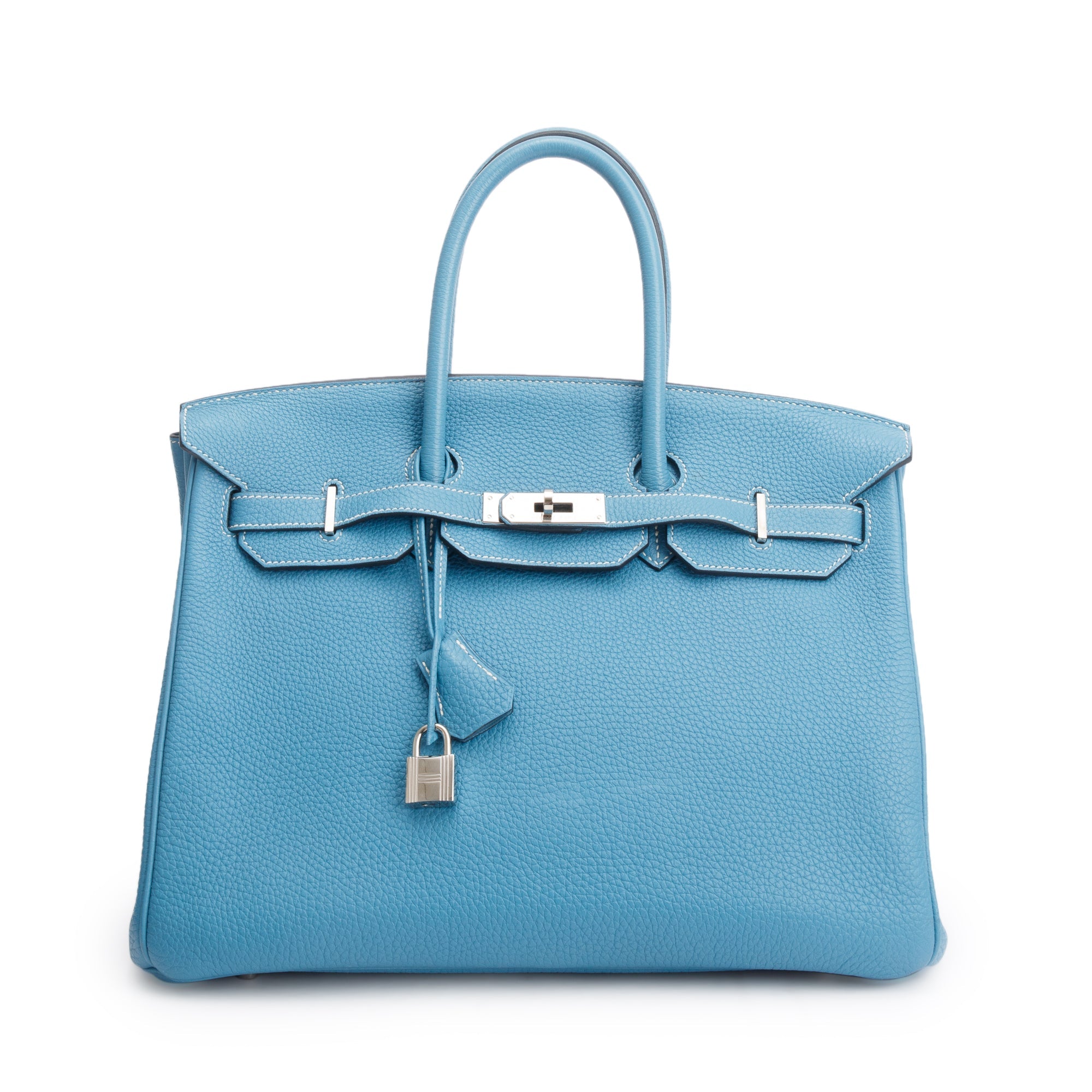 Hermes Bleu Jean Togo Birkin 35