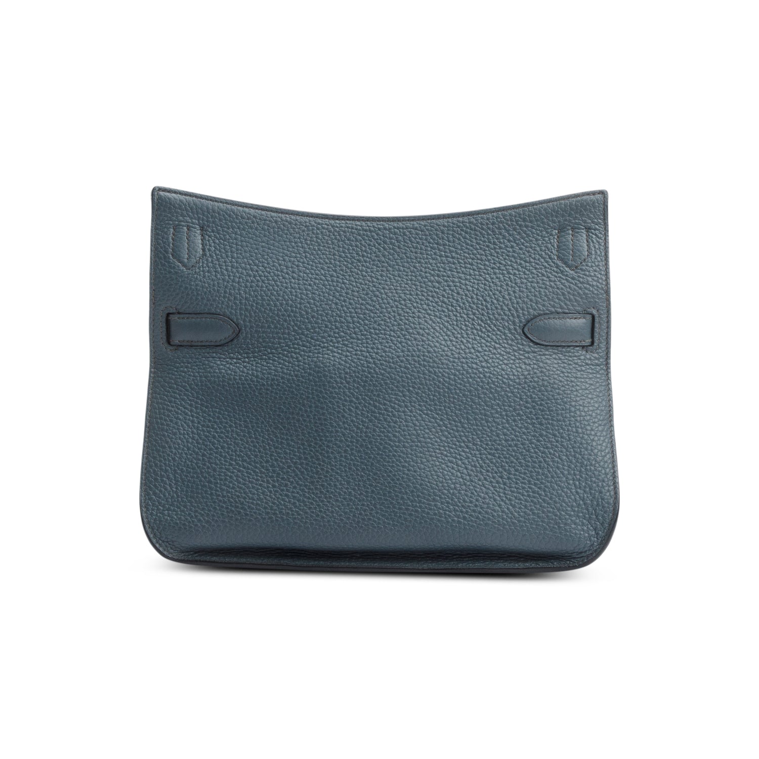 Hermes Bleu Orage Taurillon Clemence Leather Jypsiere 28