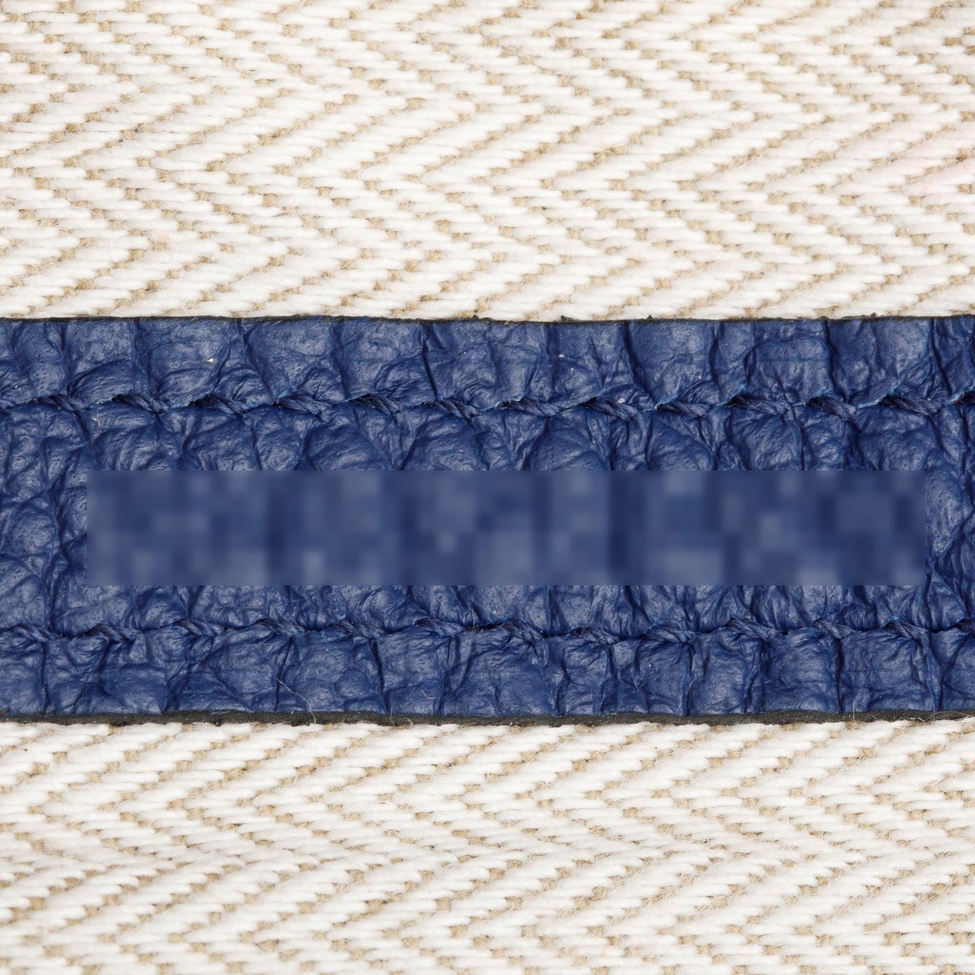 Hermes Bleu Saphir Negonda Leather Garden Party 36 w/ Receipt