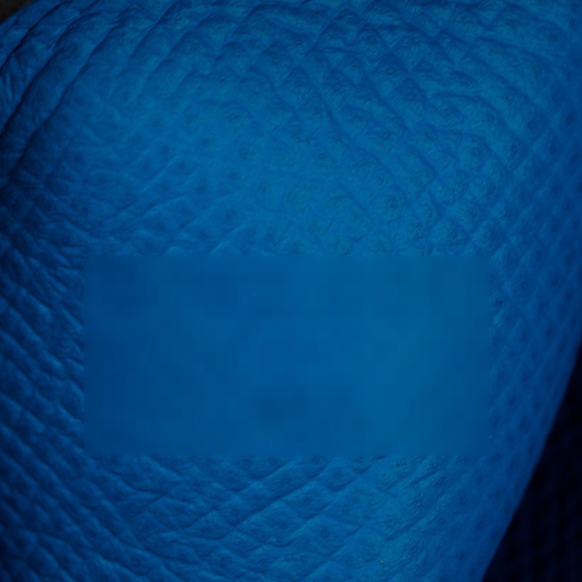 Hermes Blue Epsom Leather Calvi Card Holder w/ Box