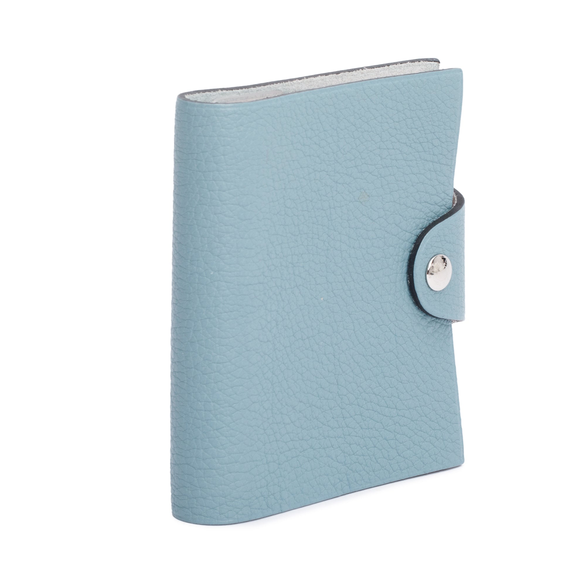 Hermes Blue Togo Ulysse Mini Notebook Cover with 4 Mini Notebook Refills
