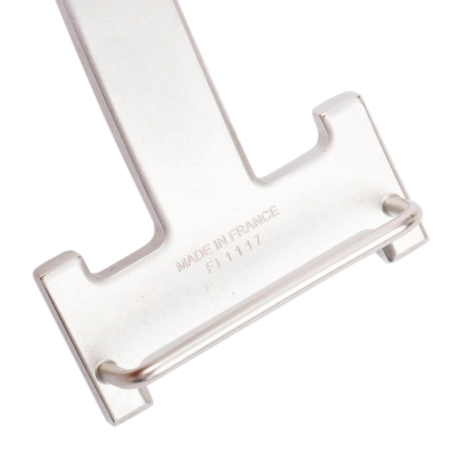 Hermes Blue/Black Leather Reversible 32 MM H Belt Kit w/ Box