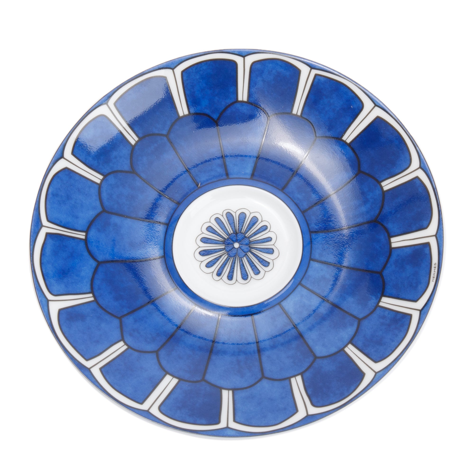 Hermes Blues D'Ailleurs Tea & Saucer, 2 Sets w/ Box