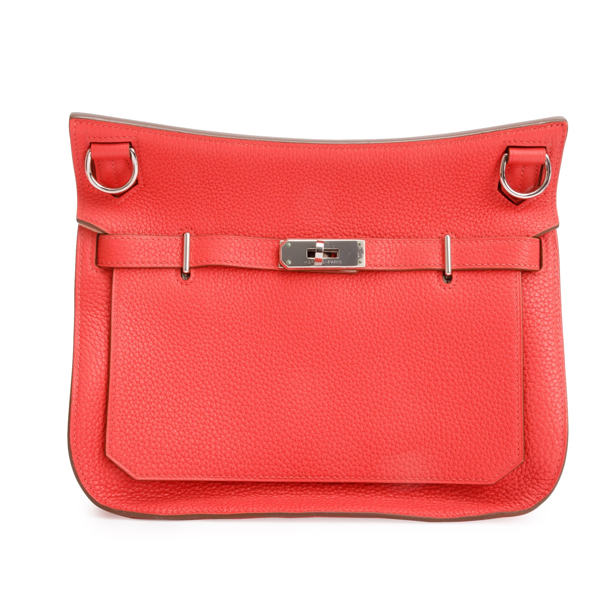 Hermes Bougainvillea Taurillon Clemence Leather Jypsiere 28