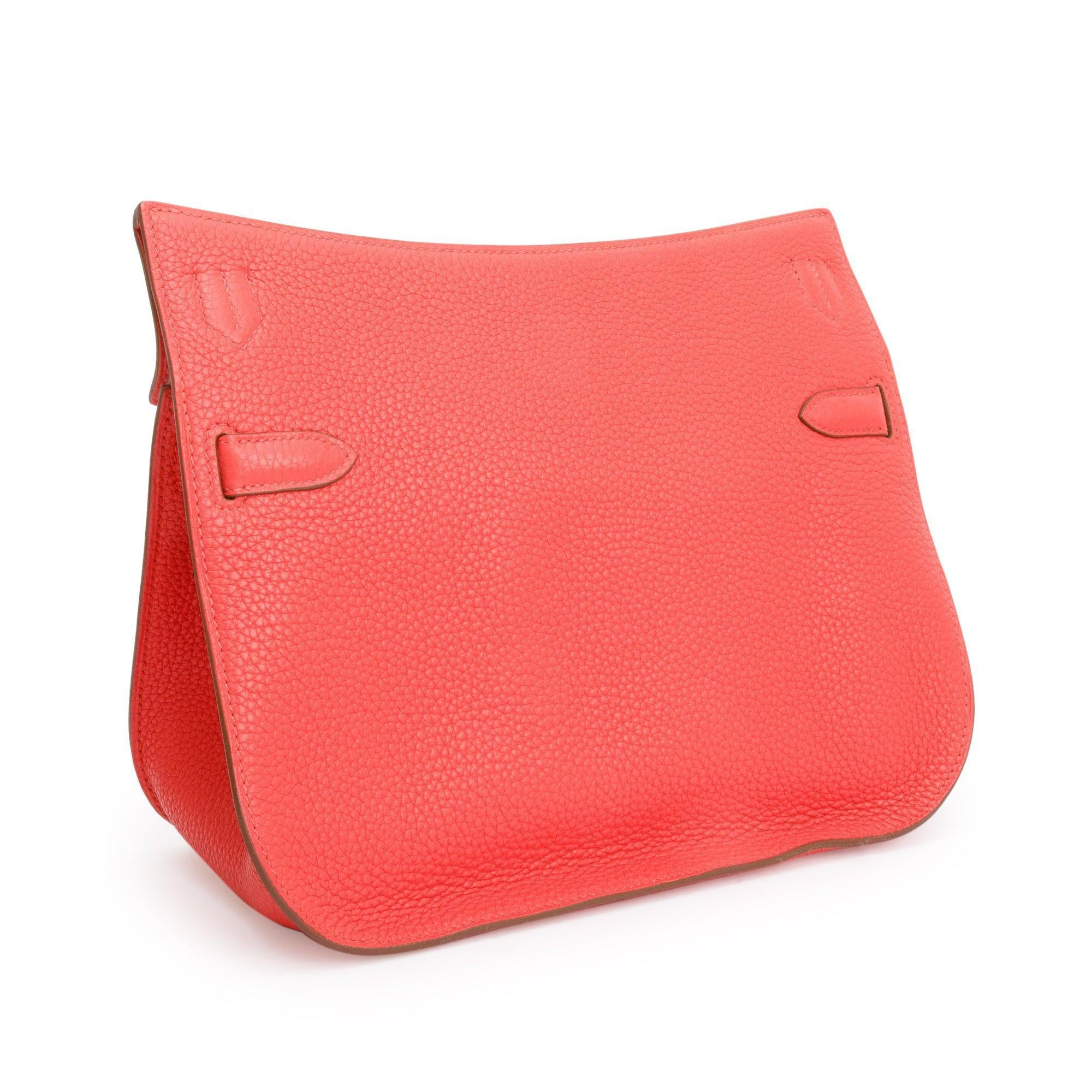 Hermes Bougainvillea Taurillon Clemence Leather Jypsiere 28