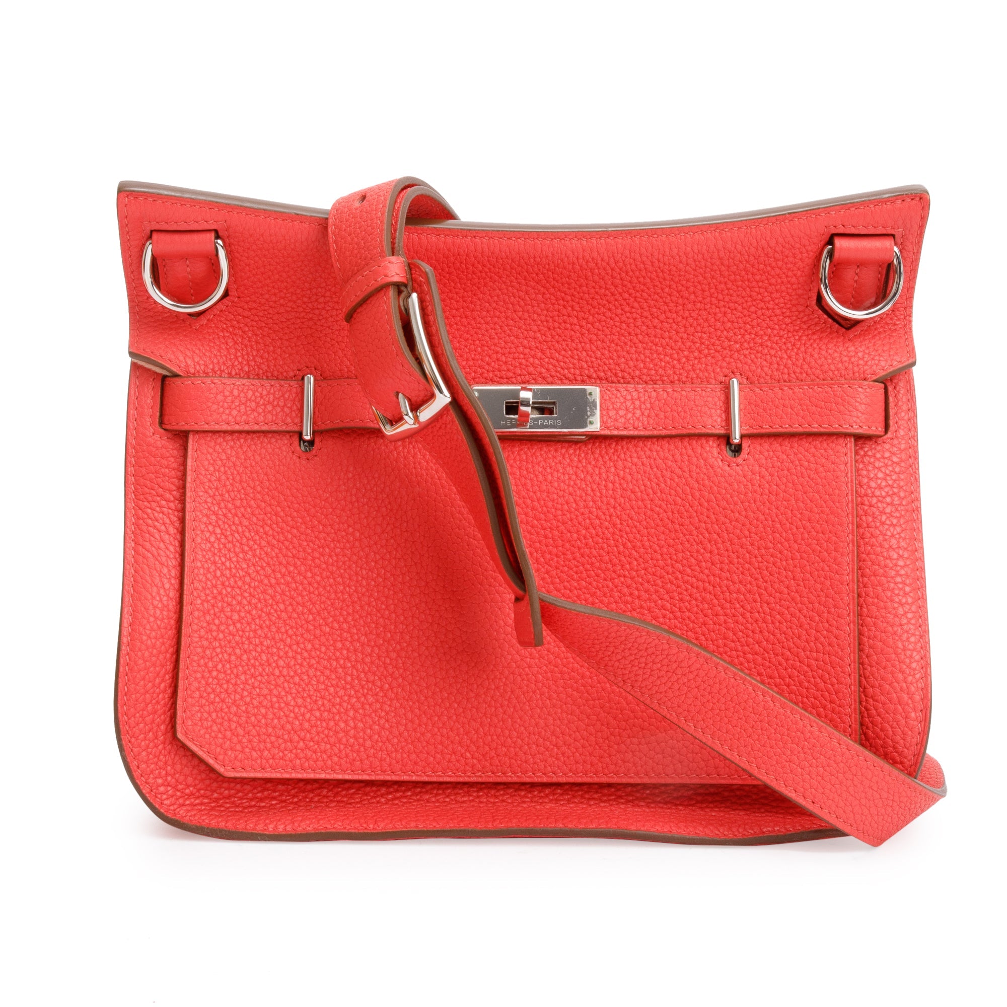 Hermes Bougainvillea Taurillon Clemence Leather Jypsiere 28